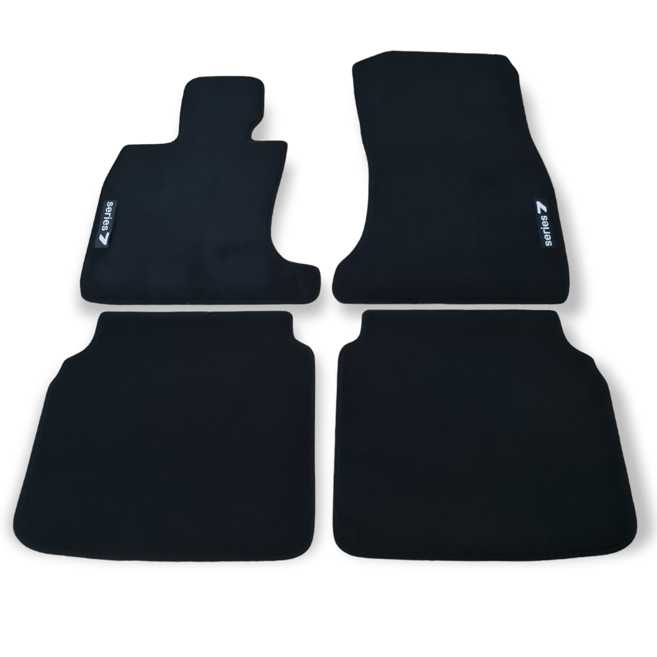 Car Floor Mats Velour For BMW 7 M7 F02 Waterproof Black Carpet Auto Liners New