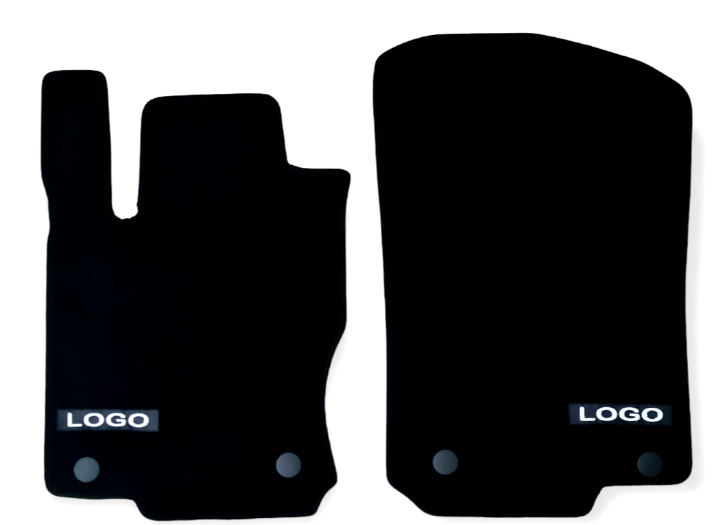 Front Car Floor Mats Velour For AMG Mercedes GLE Coupe Waterproof Liners 2pc New