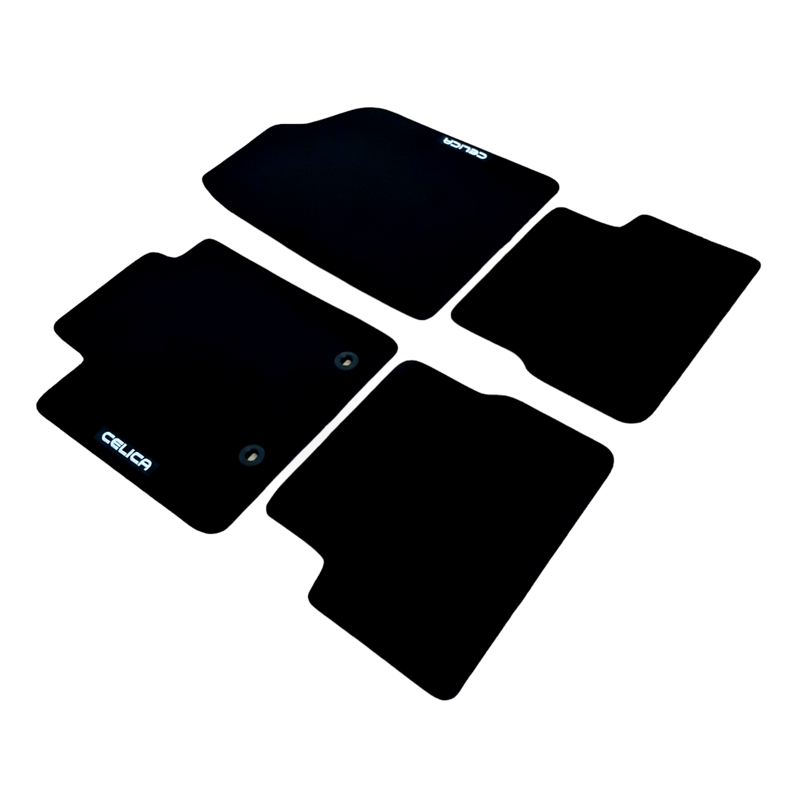 Car Floor Mats For Toyota Celica Velour Waterproof Auto Liners Black Carpet Rugs