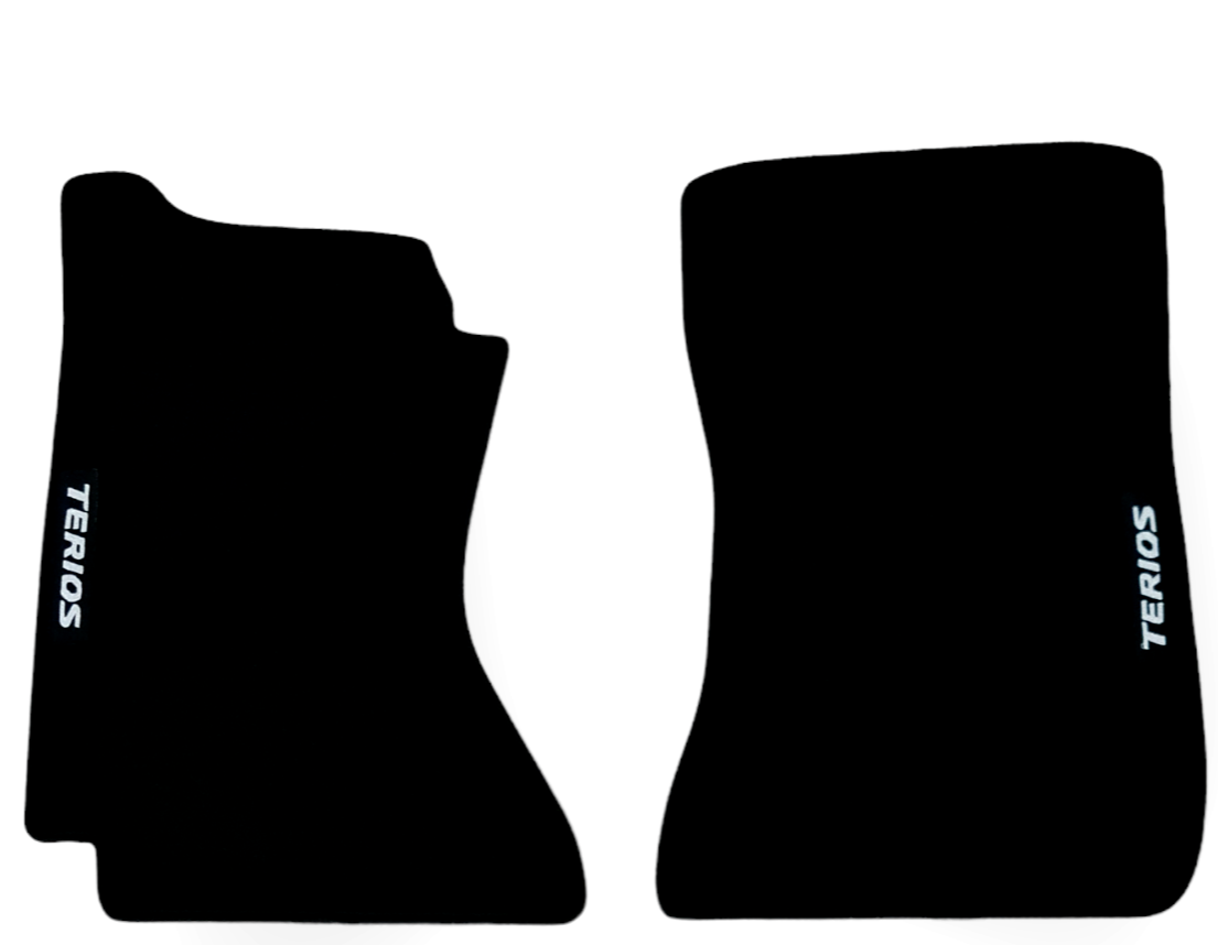 Front Car Floor Mats Velour For Daihatsu Terios Waterproof Carpet Auto Liners 2p