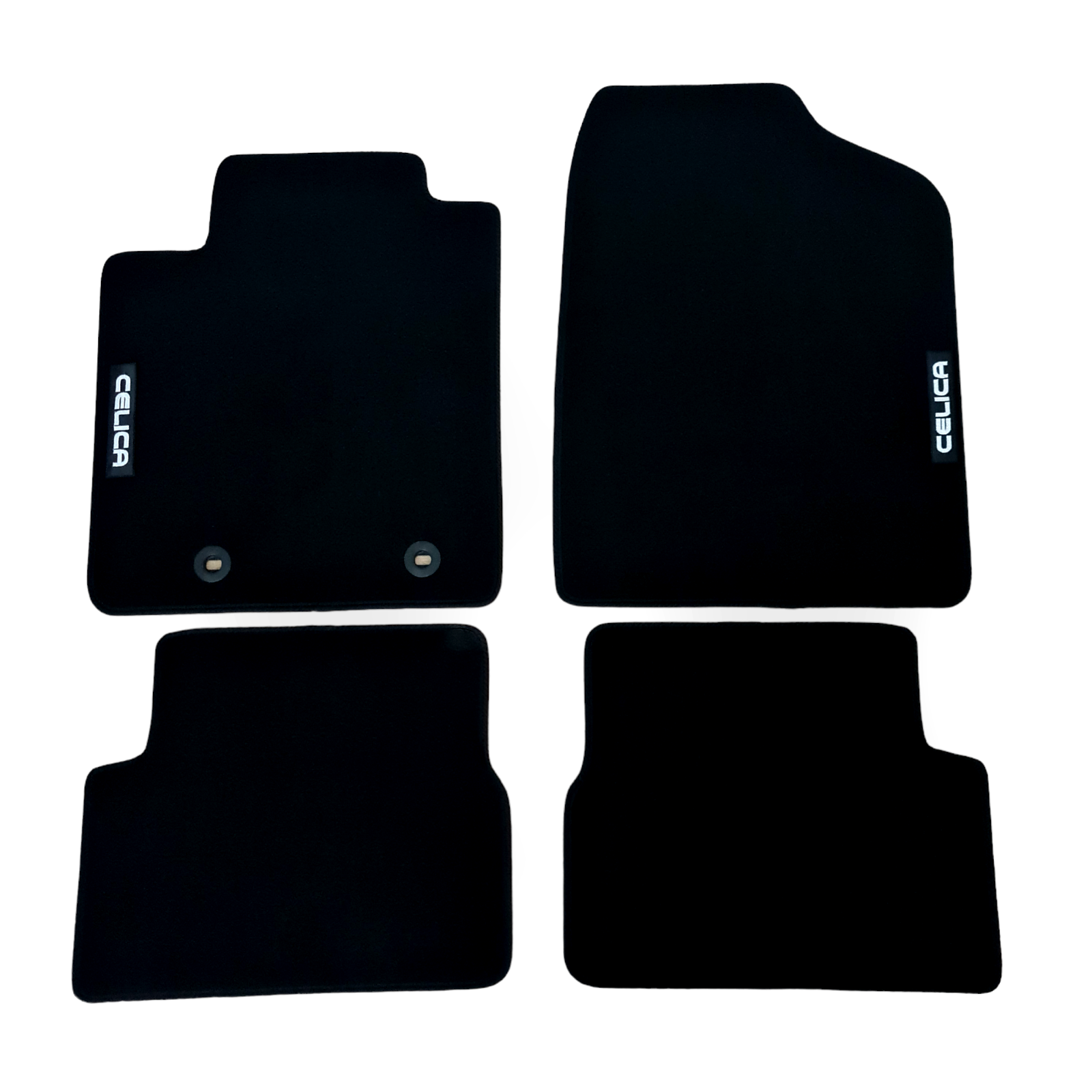 Car Floor Mats For Toyota Celica Velour Waterproof Auto Liners Black Carpet Rugs