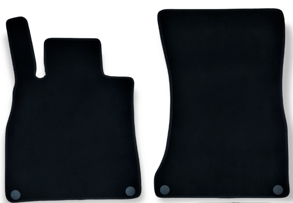 Car Floor Mats Velour For Mercedes S-Class W222 Carpet Rugs Waterproof 2pc Front