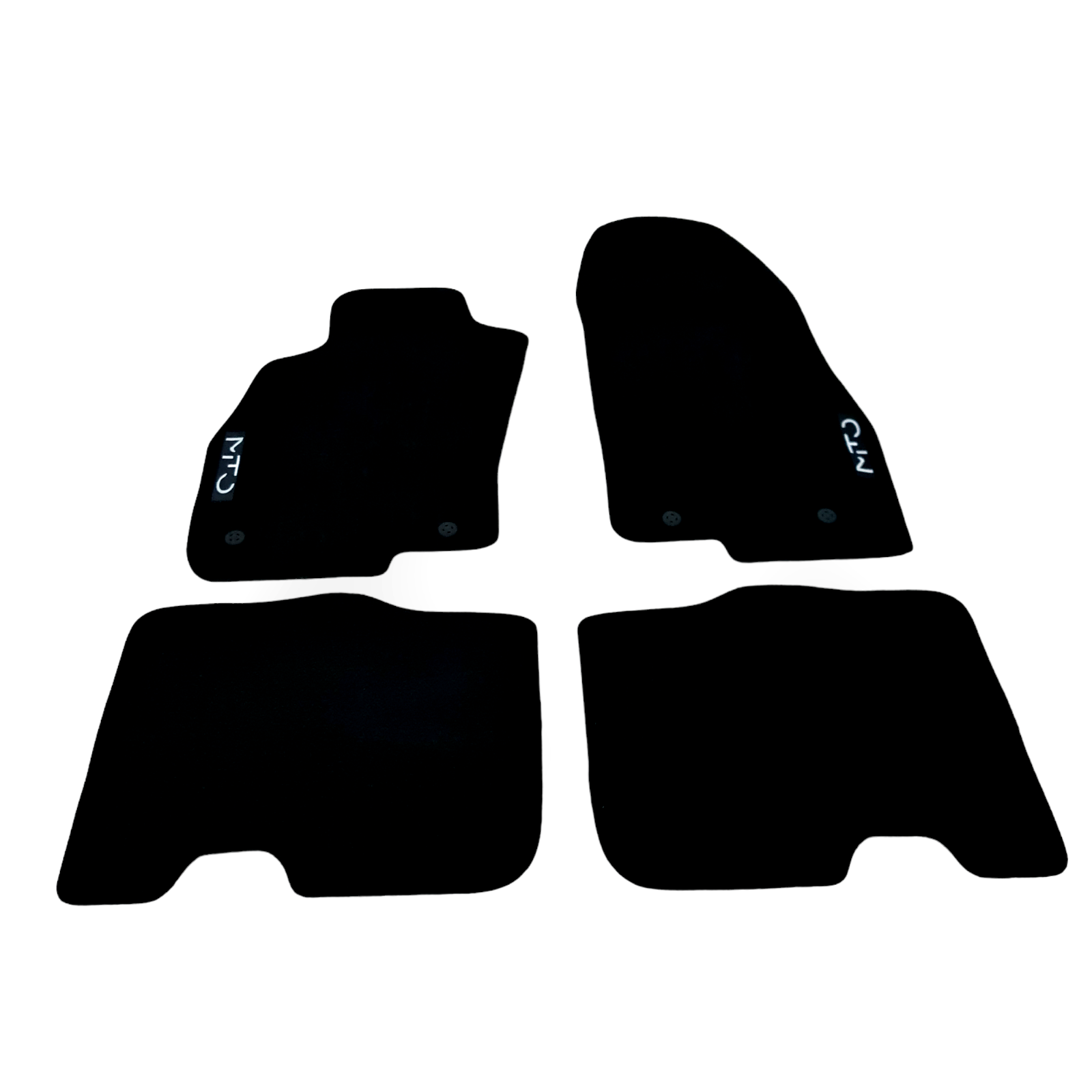 Car Floor Mats Velour For Alfa Romeo MITO Waterproof Black Carpet Auto Liners
