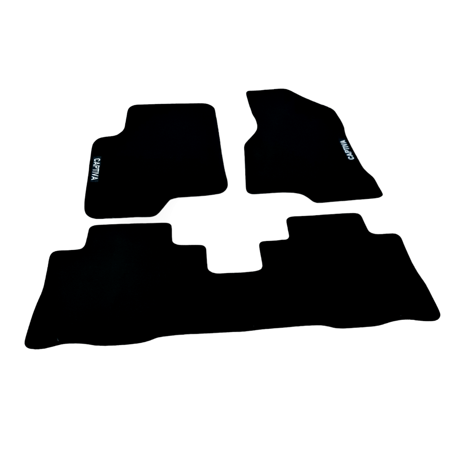 Car Floor Mats Velour For Chevrolet Captiva Auto Liners Waterproof Black Carpet