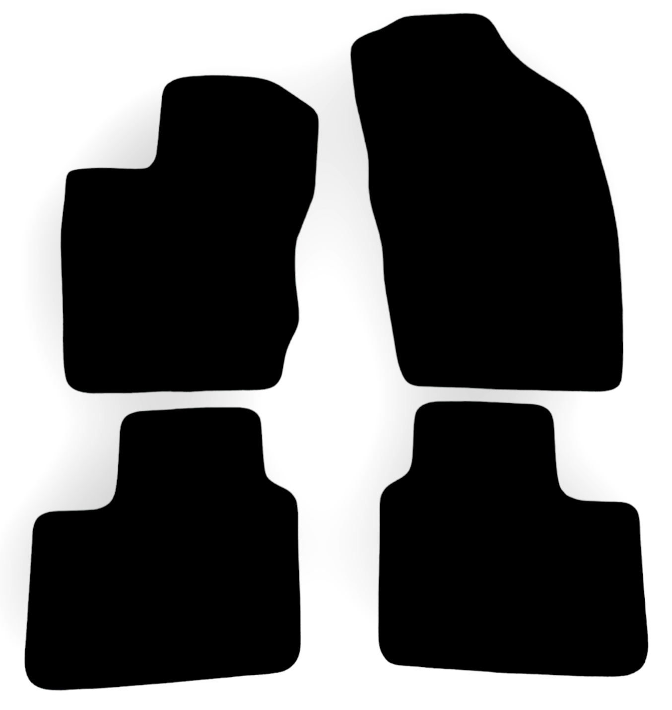 Car Floor Mats For Alfa Romeo 156 Velour Waterproof Black Carpet Auto Liners New