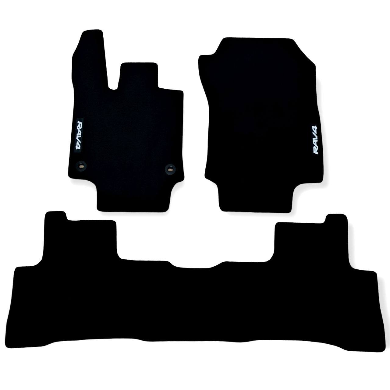 Car Floor Mats Velour For Toyota RAV 4 Waterproof Black Rugs Carpet Auto Liners