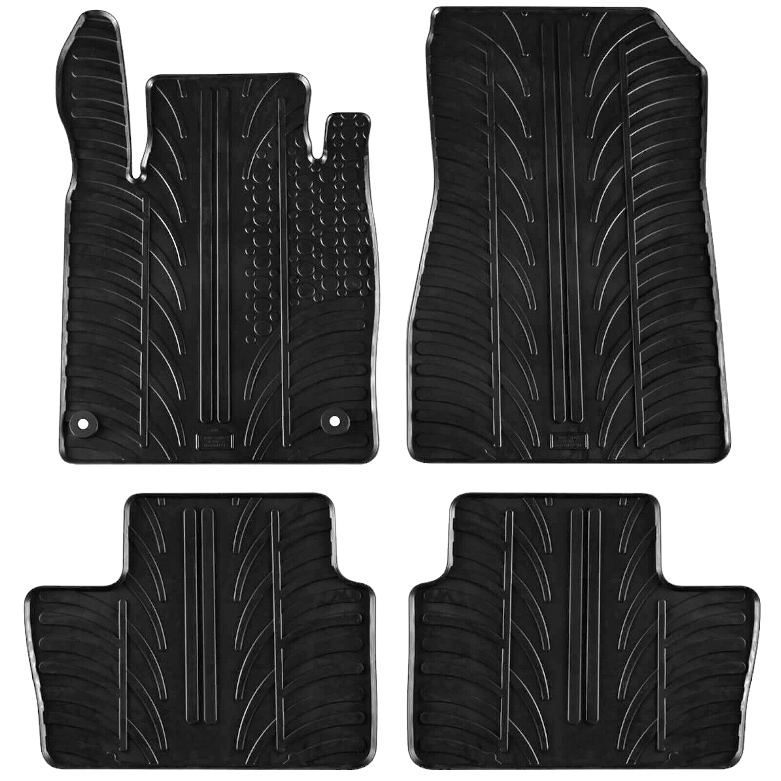 For Nissan Juke 2020-2024 Car Floor Mats Rubber All Weather Heavy Duty Liners