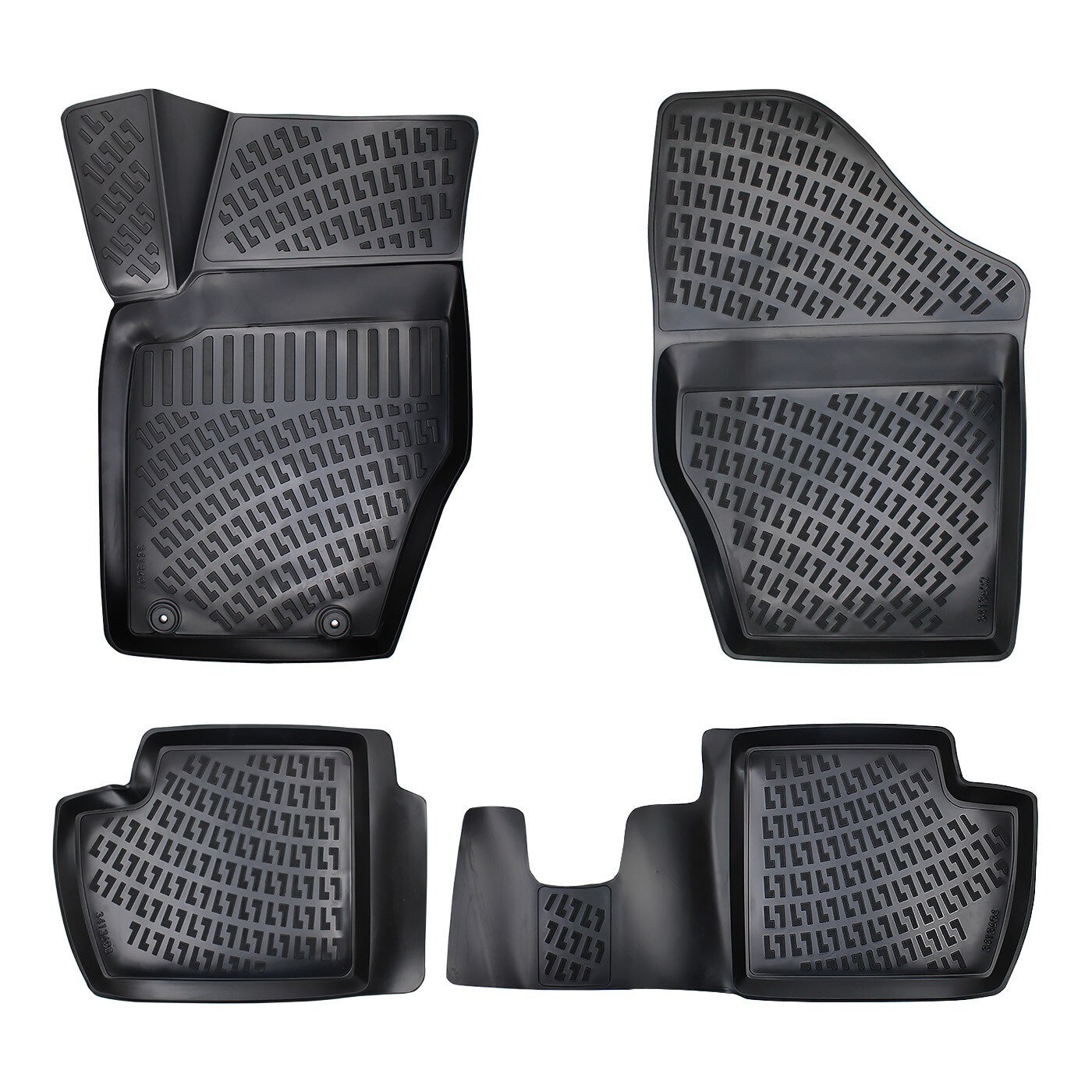 Floor Mats Liners For Citroen C4 2004-2010 All Weather Heavy Duty 3D Car Rugs