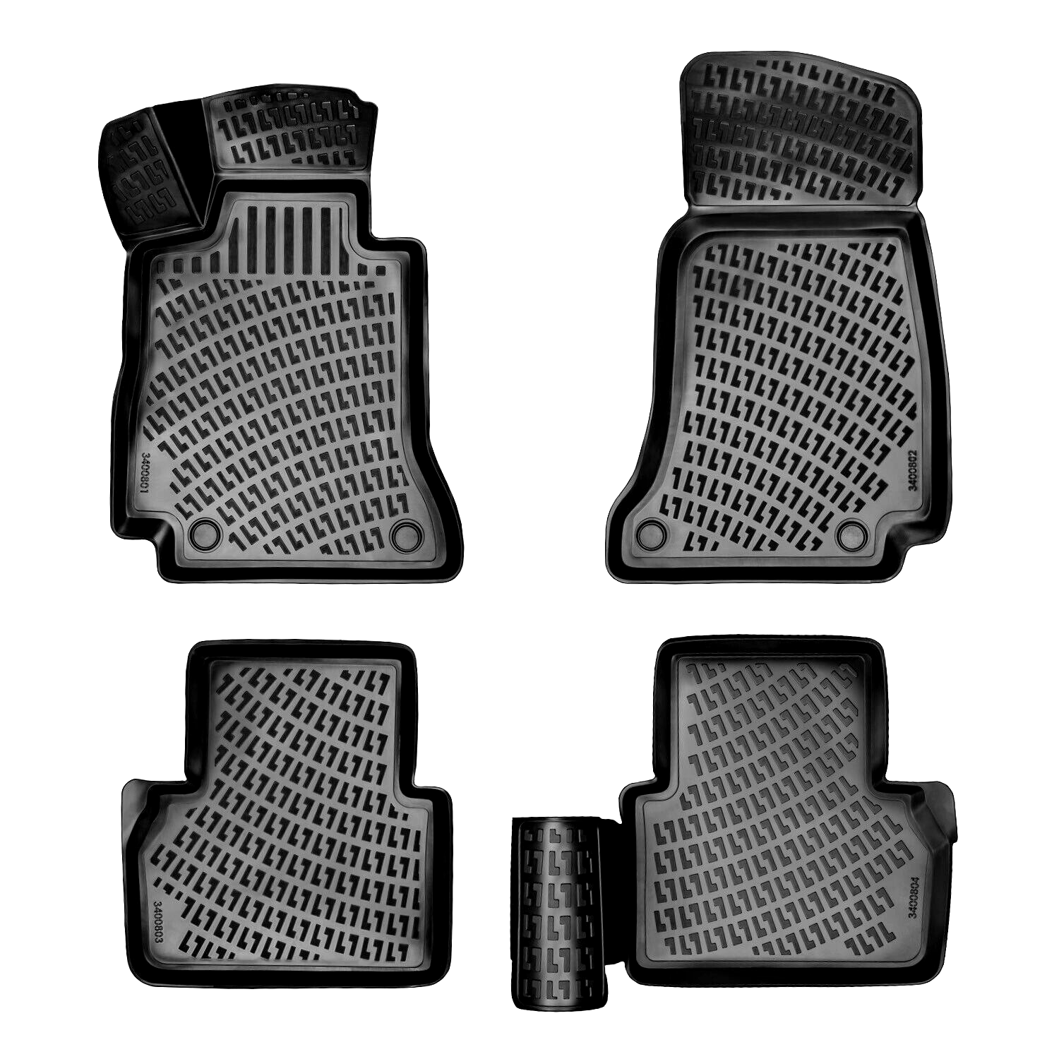 Car Floor Mats Liners For Mercedes E Class 2017-2023 All Season Heavy Duty Rugs