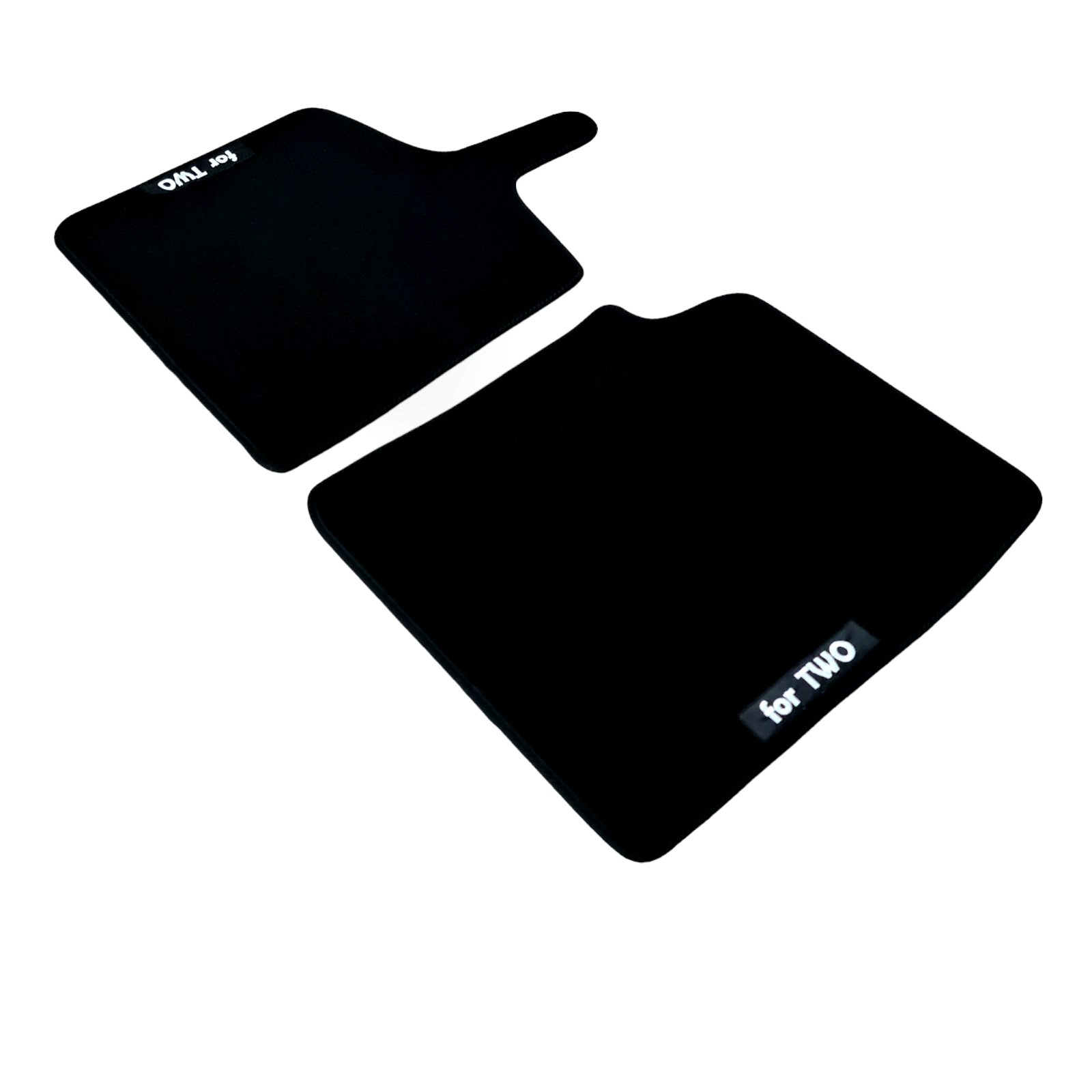 Car Floor Mats Velour For Smart For Two Waterproof Black Carpet Auto Liners New
