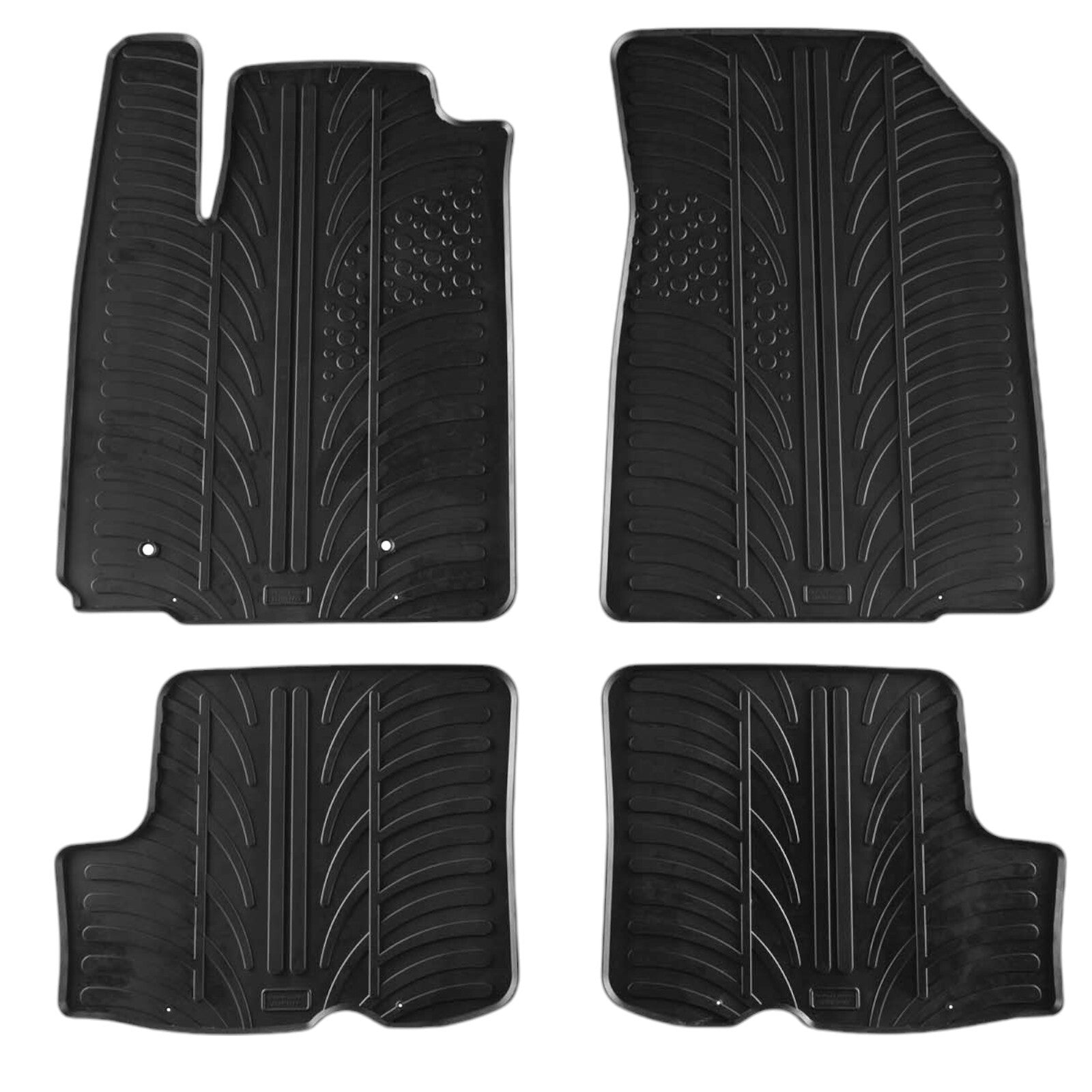 For Dacia Sandero 2008-2012 Car Floor Mats Rubber All Weather Heavy Duty Liners