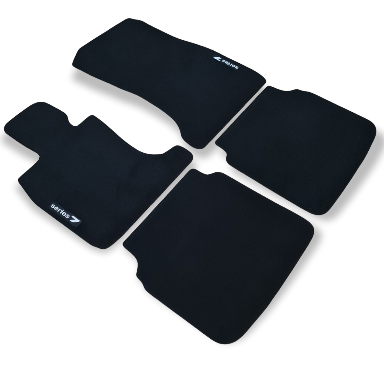 Car Floor Mats Velour For BMW 7 M7 F02 Waterproof Black Carpet Auto Liners New