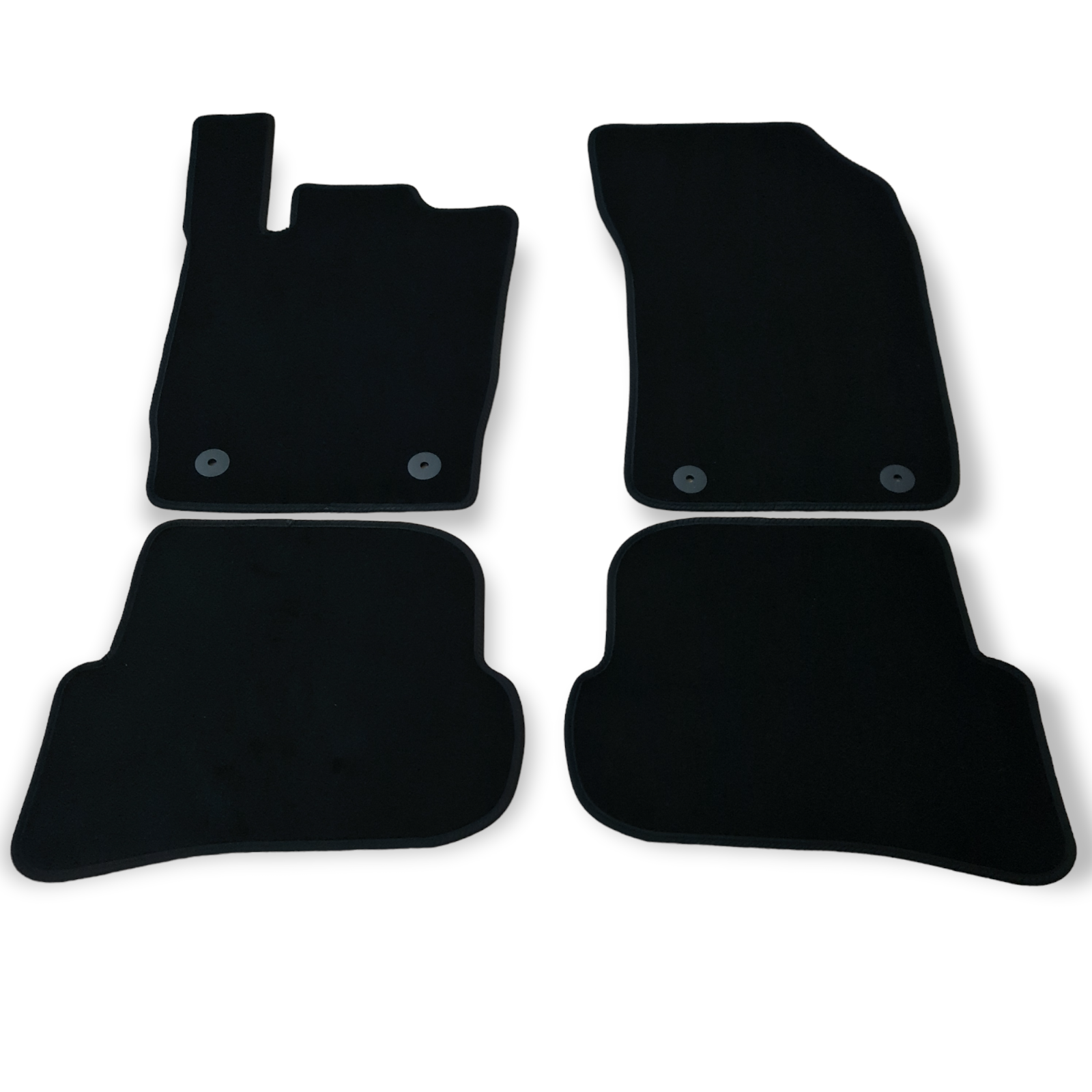 Car Floor Mats For Audi A1 S1 RS1 Velour Waterproof Black Carpet Auto Liners New