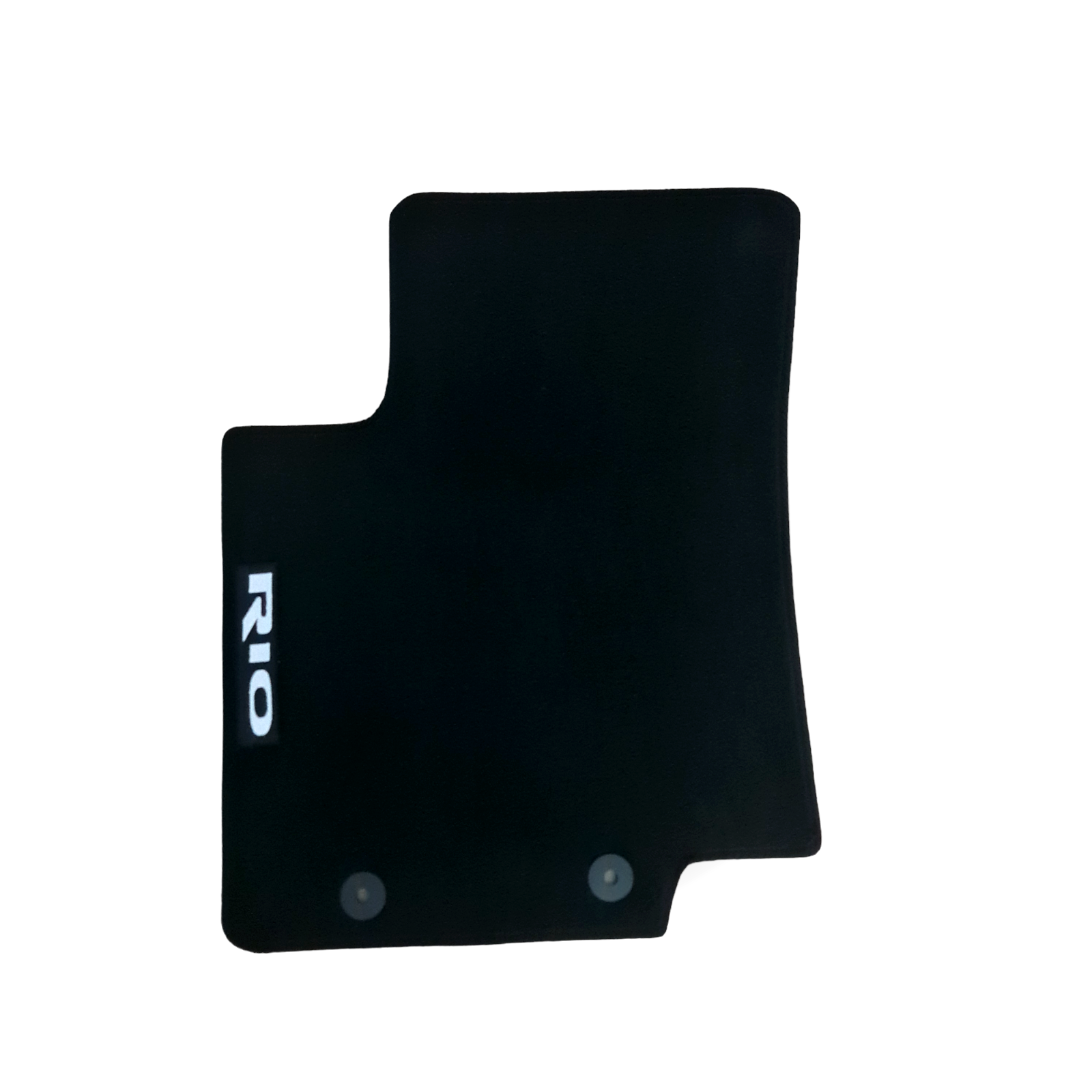 Car Floor Mats Velour For Kia Rio Waterproof Black Carpet Rugs Auto Liners New