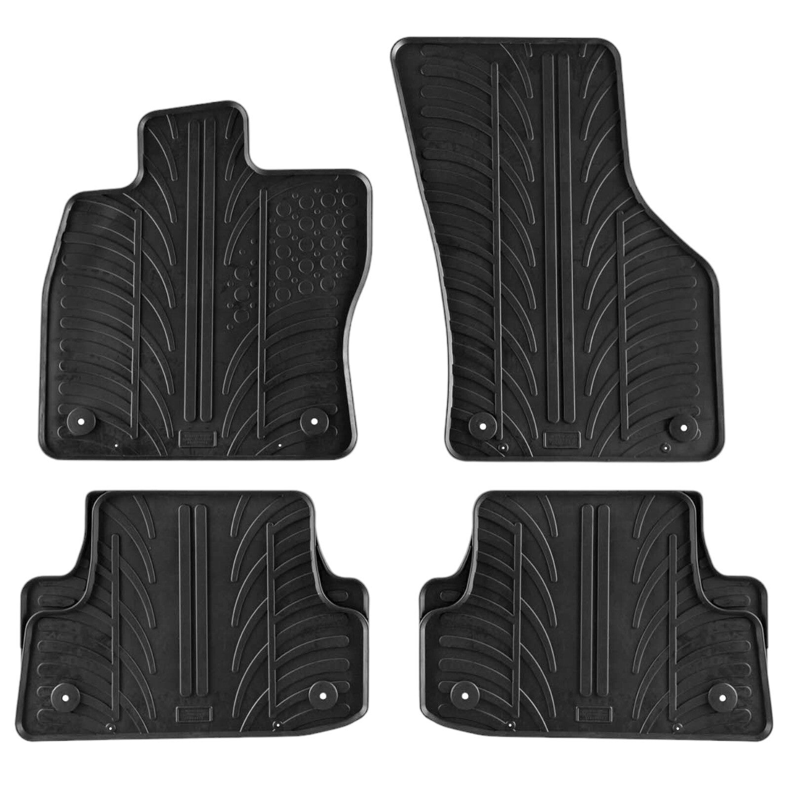Rubber Car Floor Mats For Audi A3 S3 RS3 All Weather Heavy Duty Rugs Auto Liners