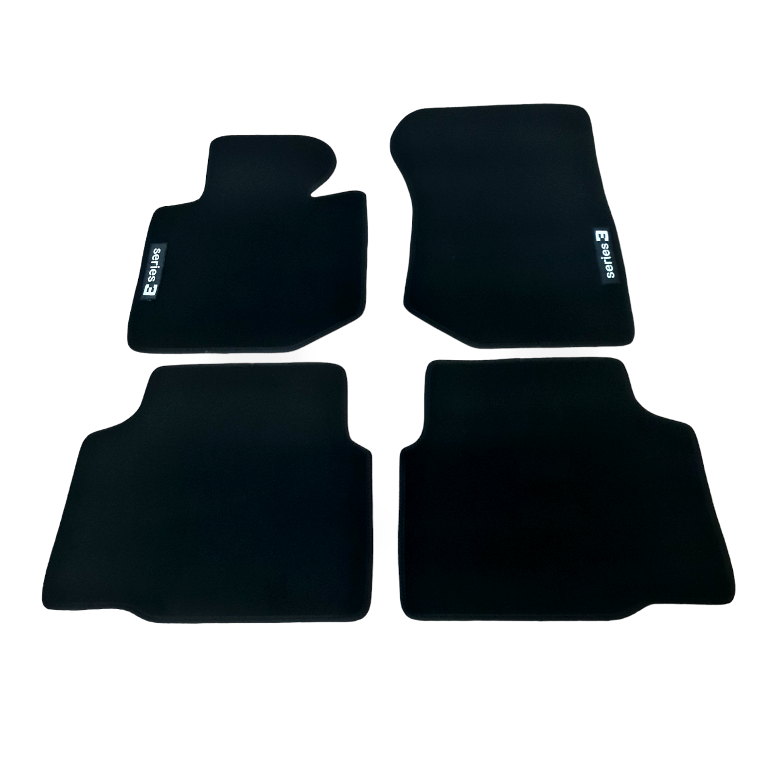 Car Floor Mats Velour For BMW 3 M3 E36 Waterproof Black Carpet Auto Liners New