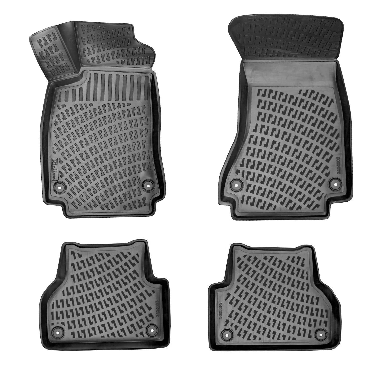 Floor Mats Liners For Audi A4 2020-2025 Avant All Weather Heavy Duty 3D Car Rugs