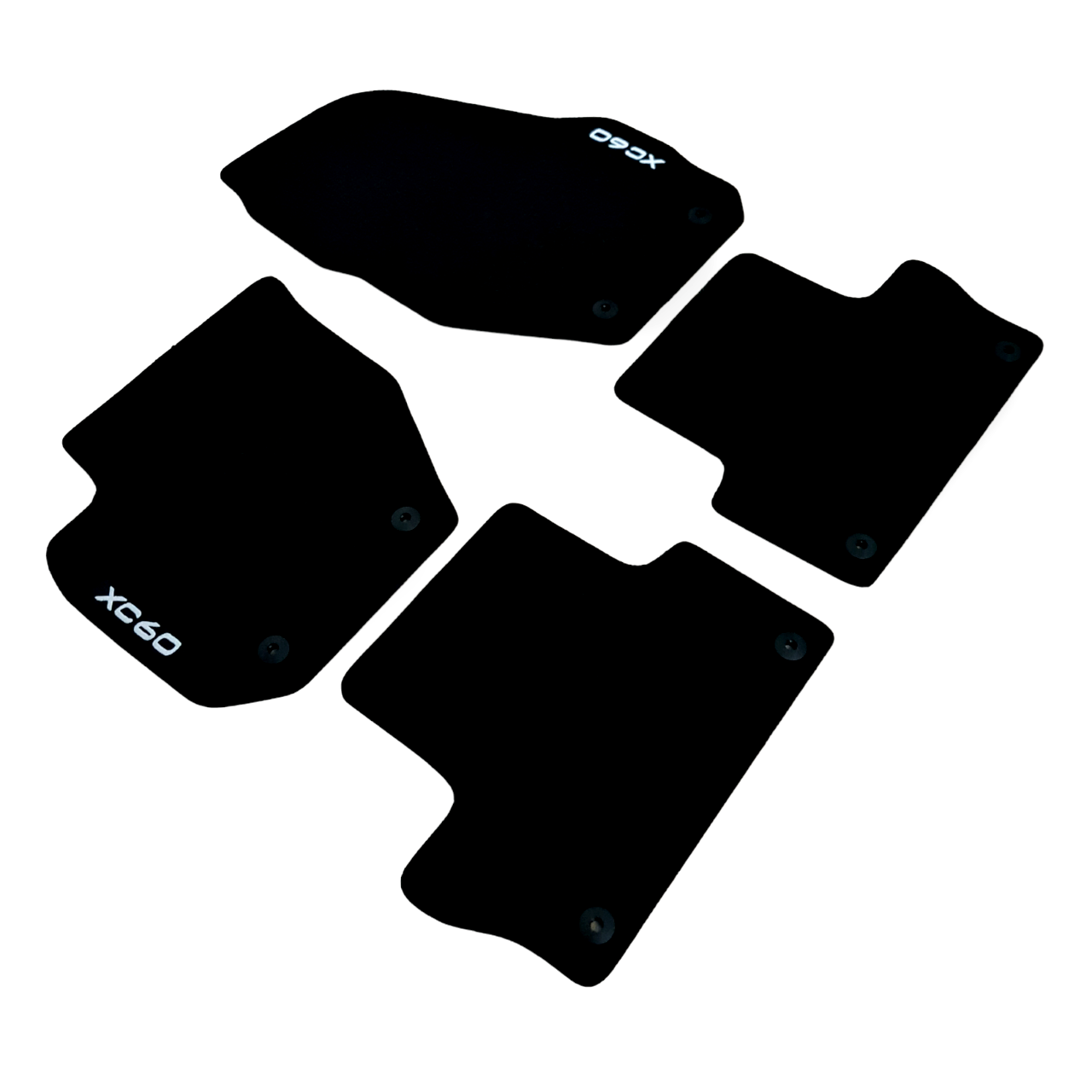 For Volvo XC60 Carpet Car Floor Mats 2008-2017 OEM Quality Velour Auto Rugs New