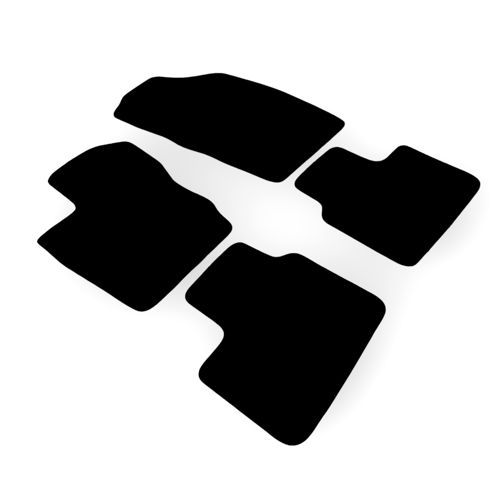 Car Floor Mats For Alfa Romeo 156 Velour Waterproof Black Carpet Auto Liners New