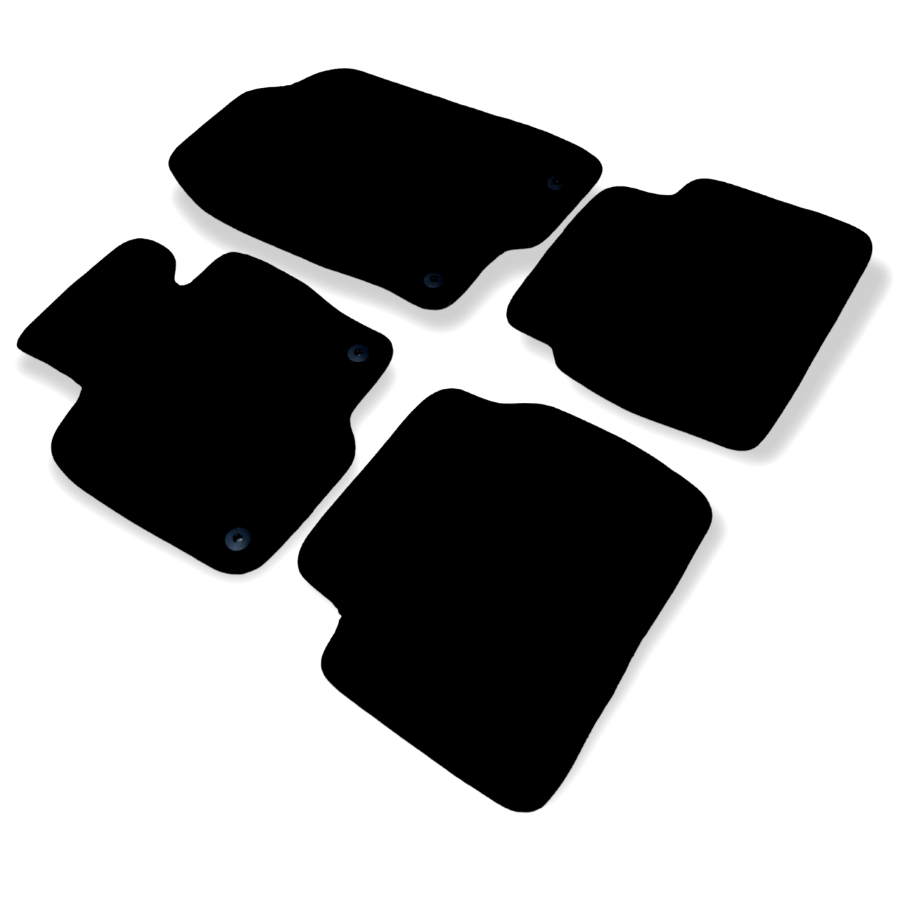 Car Floor Mats For Mazda CX-5 Velour Waterproof Black Carpet Rugs Auto Liners