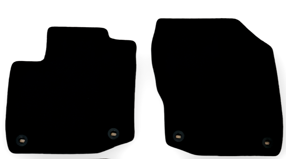 Front Car Floor Mats For Honda Civic Hatchback Waterproof Black Carpet Liners 2p