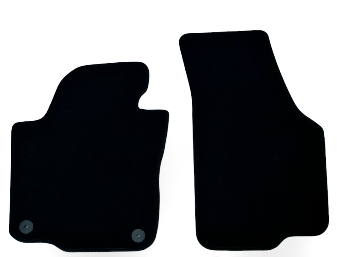 Front Car Floor Mats Velour For VW Passat SE Waterproof Carpet Auto Liners 2pcs