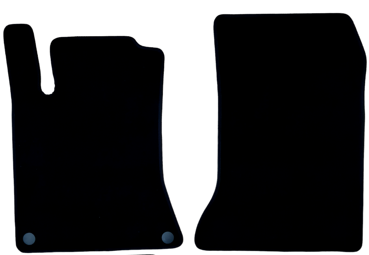Front Car Floor Mats Velour For Mercedes A-Class Waterproof Black Carpet Liners