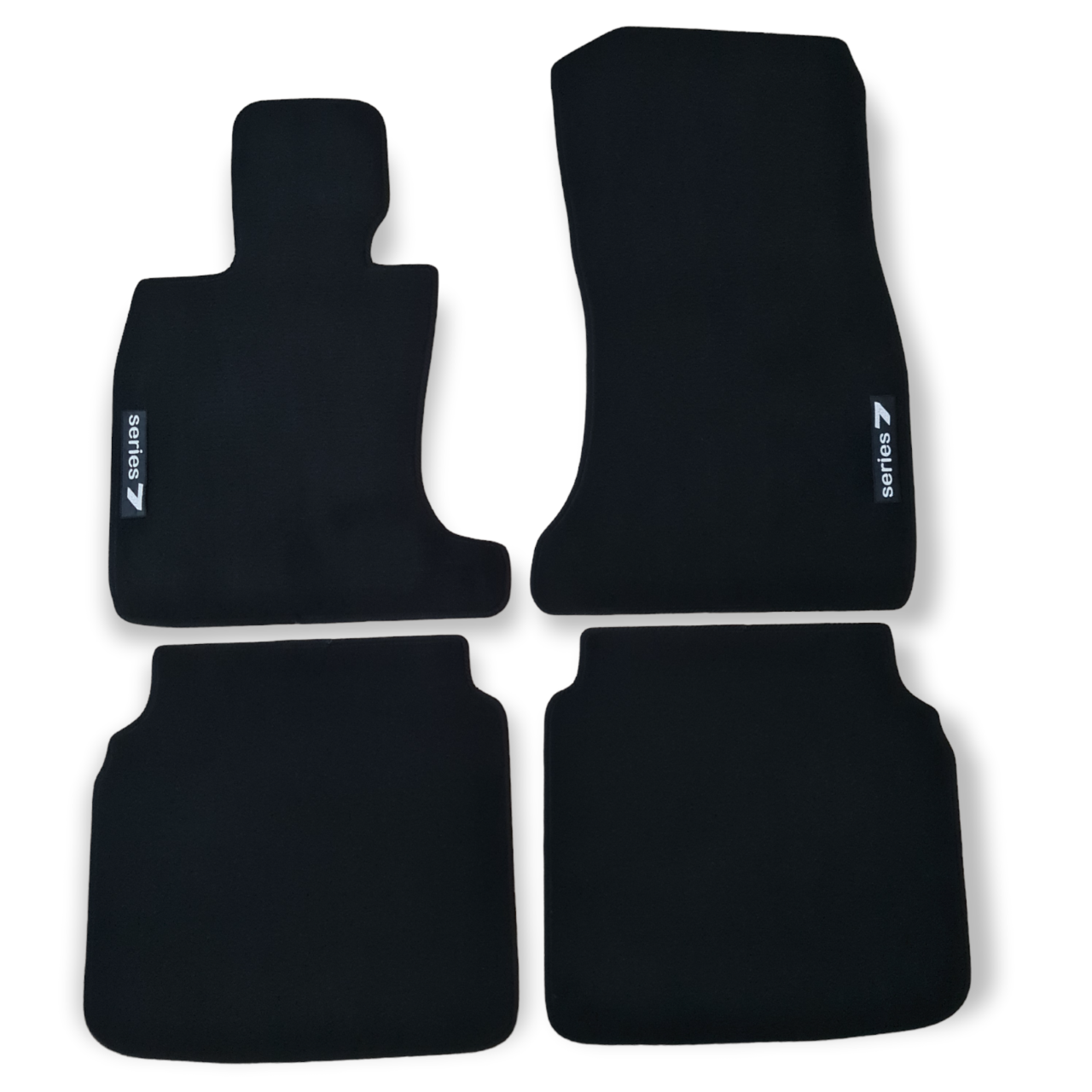Car Floor Mats Velour For BMW 7 M7 F02 Waterproof Black Carpet Auto Liners New