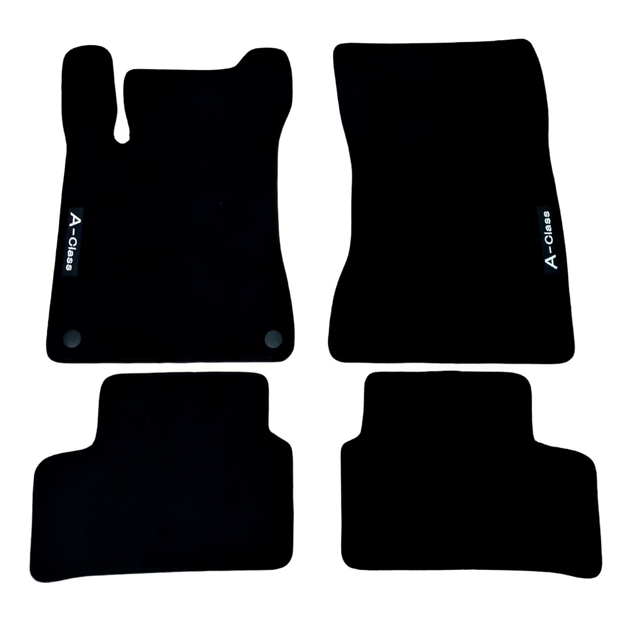 Car Floor Mats For Mercedes A Class Velour Auto Liners Waterproof Black Carpet