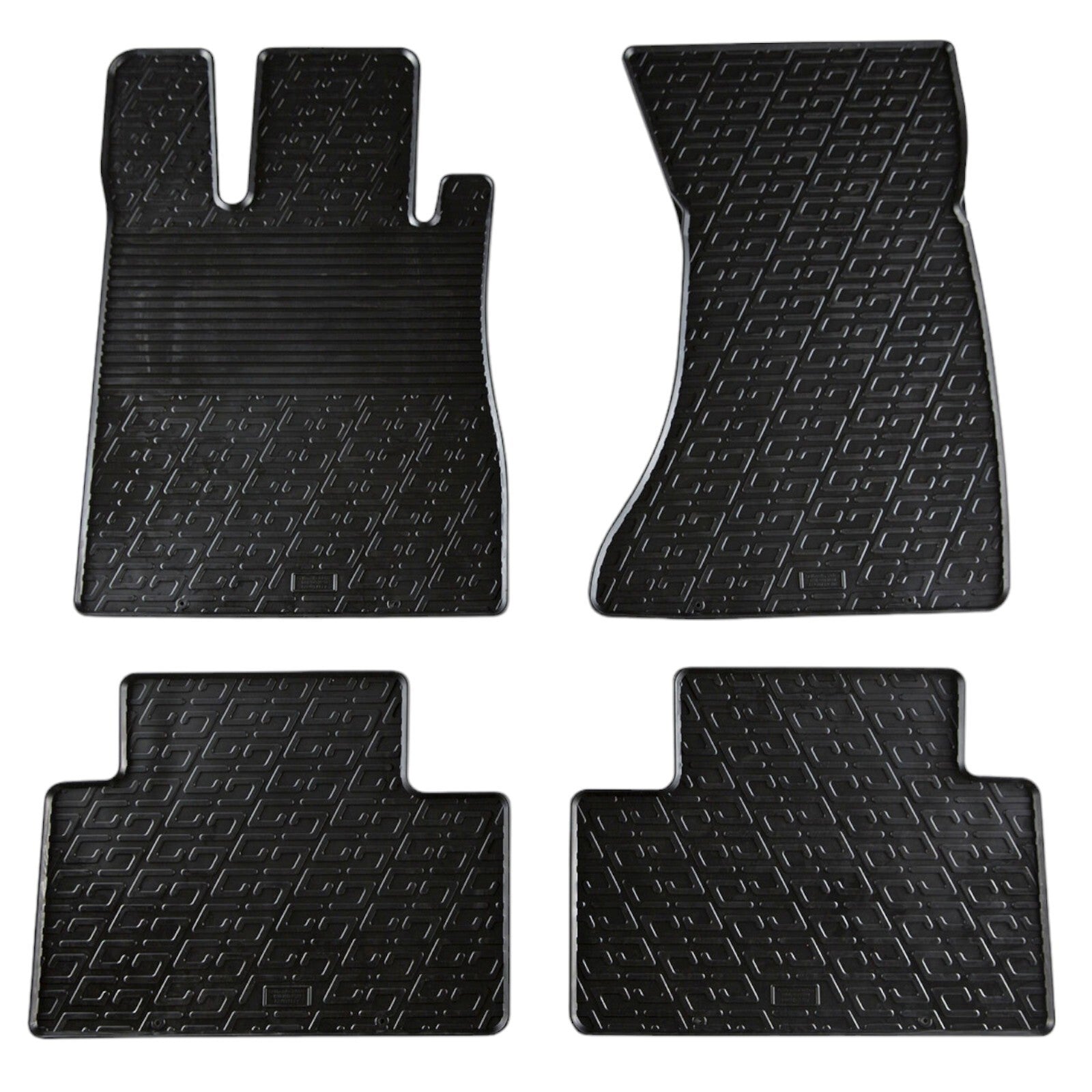 Rubber Car Floor Mats For Mercedes S Class W220 4matic All Weather Heavy Duty