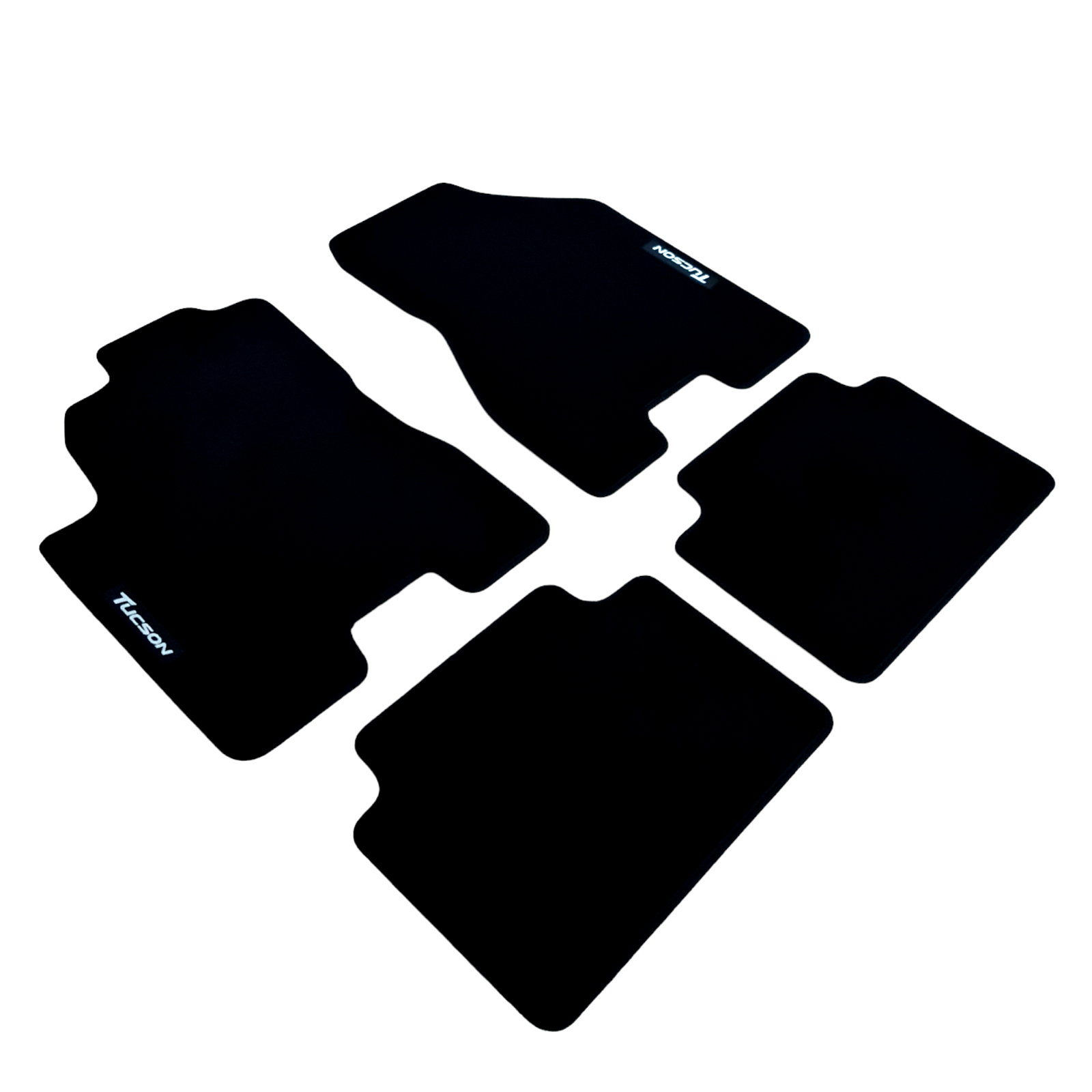 Car Floor Mats Velour For Hyundai Tucson Waterproof Black Carpet Auto Liners New