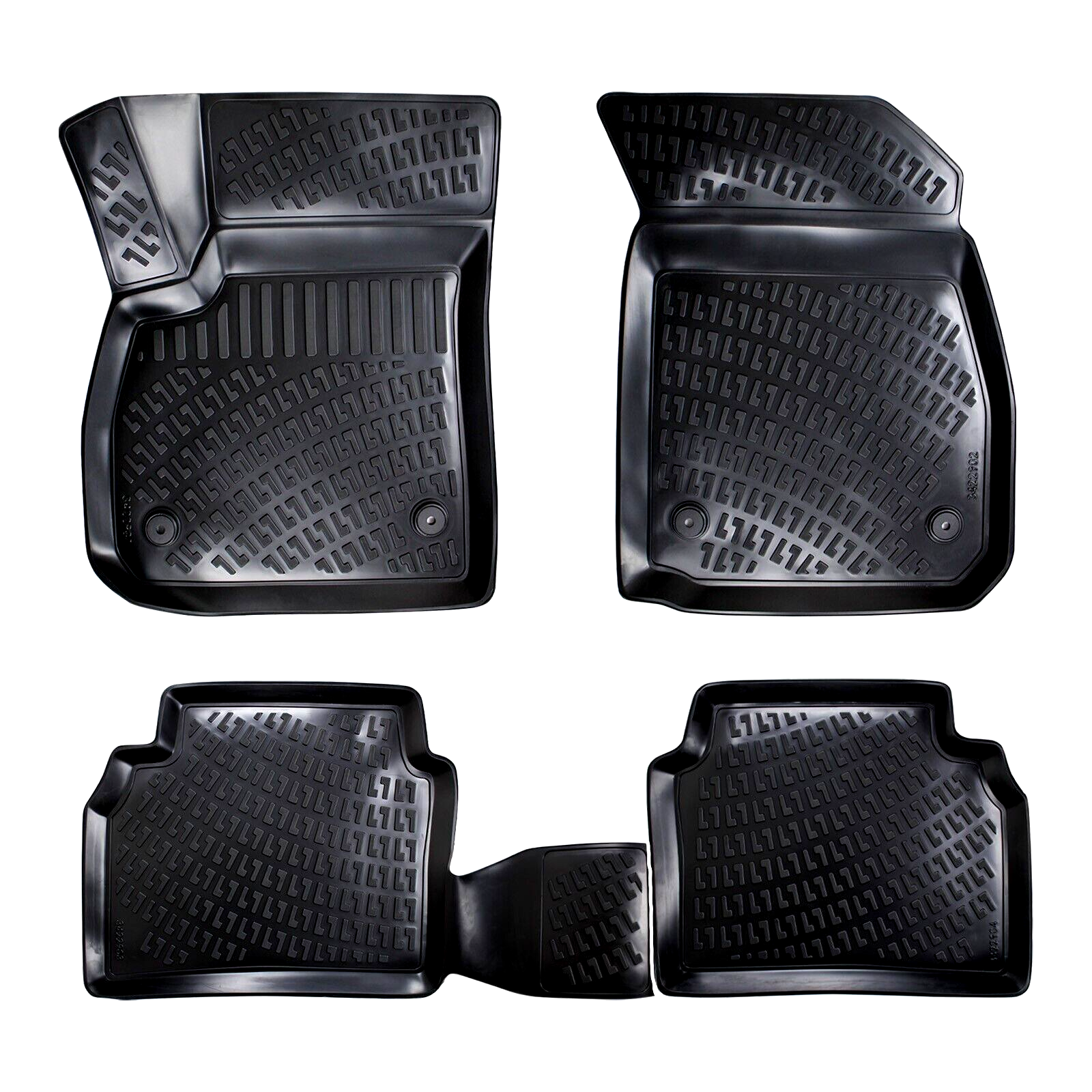 Car Floor Mats Liners For Buick Regal 2018-2022 All Season Heavy Duty 3D Rugs
