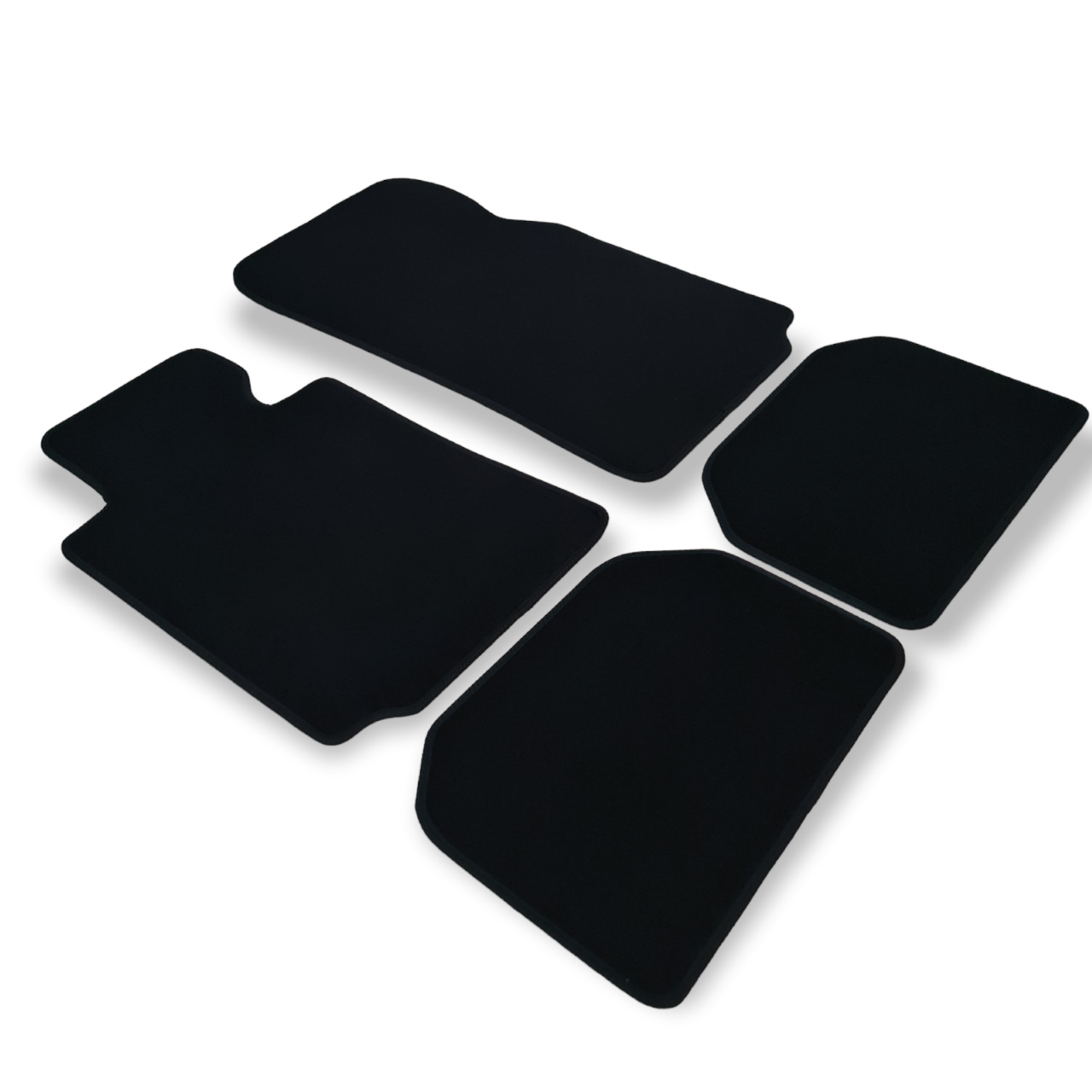 Car Floor Mats For BMW 7 M7 E38 Velour Waterproof Black Carpet Auto Liners New