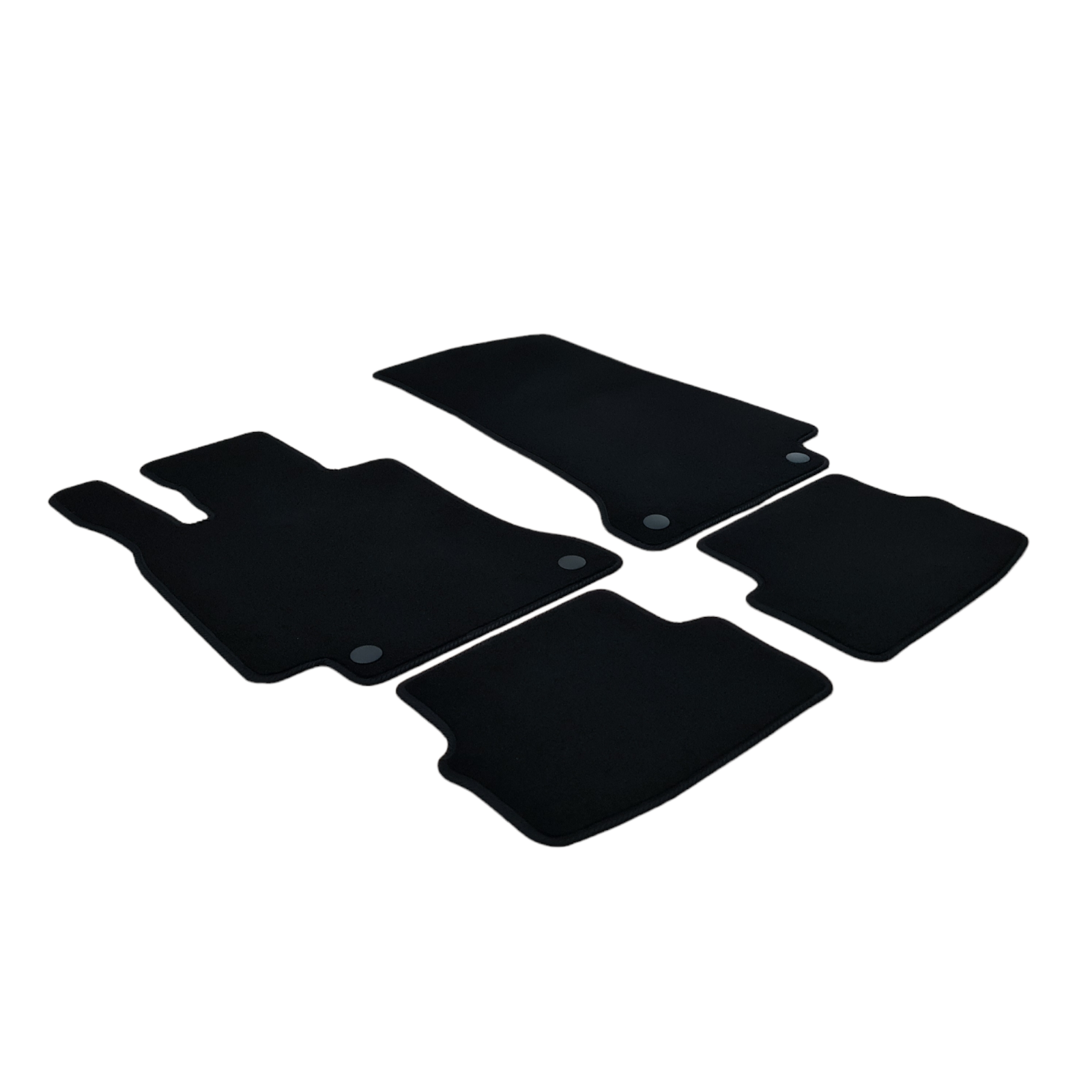 Velour Car Floor Mats For Mercedes C Class Coupe Auto Liners Waterproof Black MB