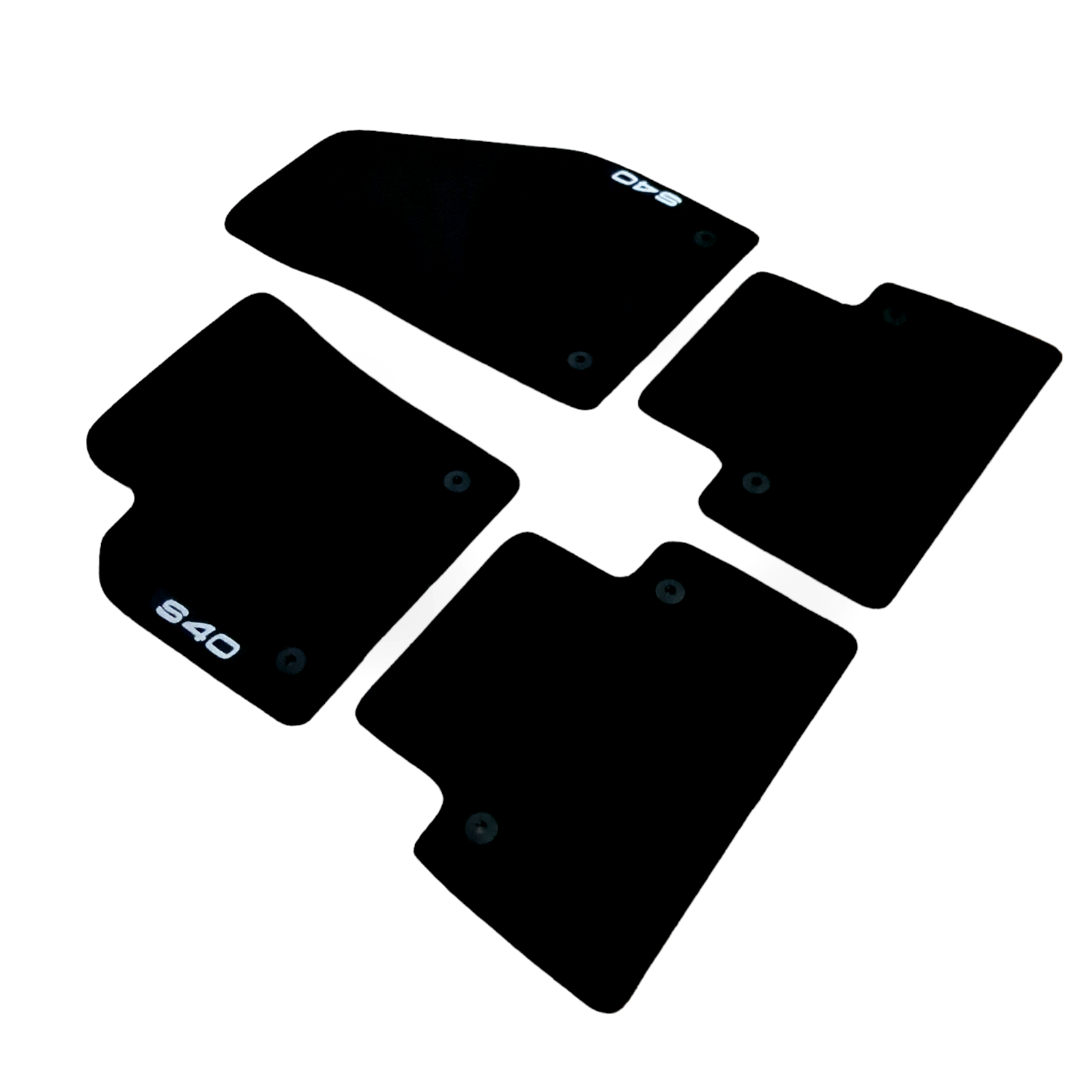 For Volvo S40 Carpet Car Floor Mats 2004-2012 OEM Quality Velour Auto Rugs Liner
