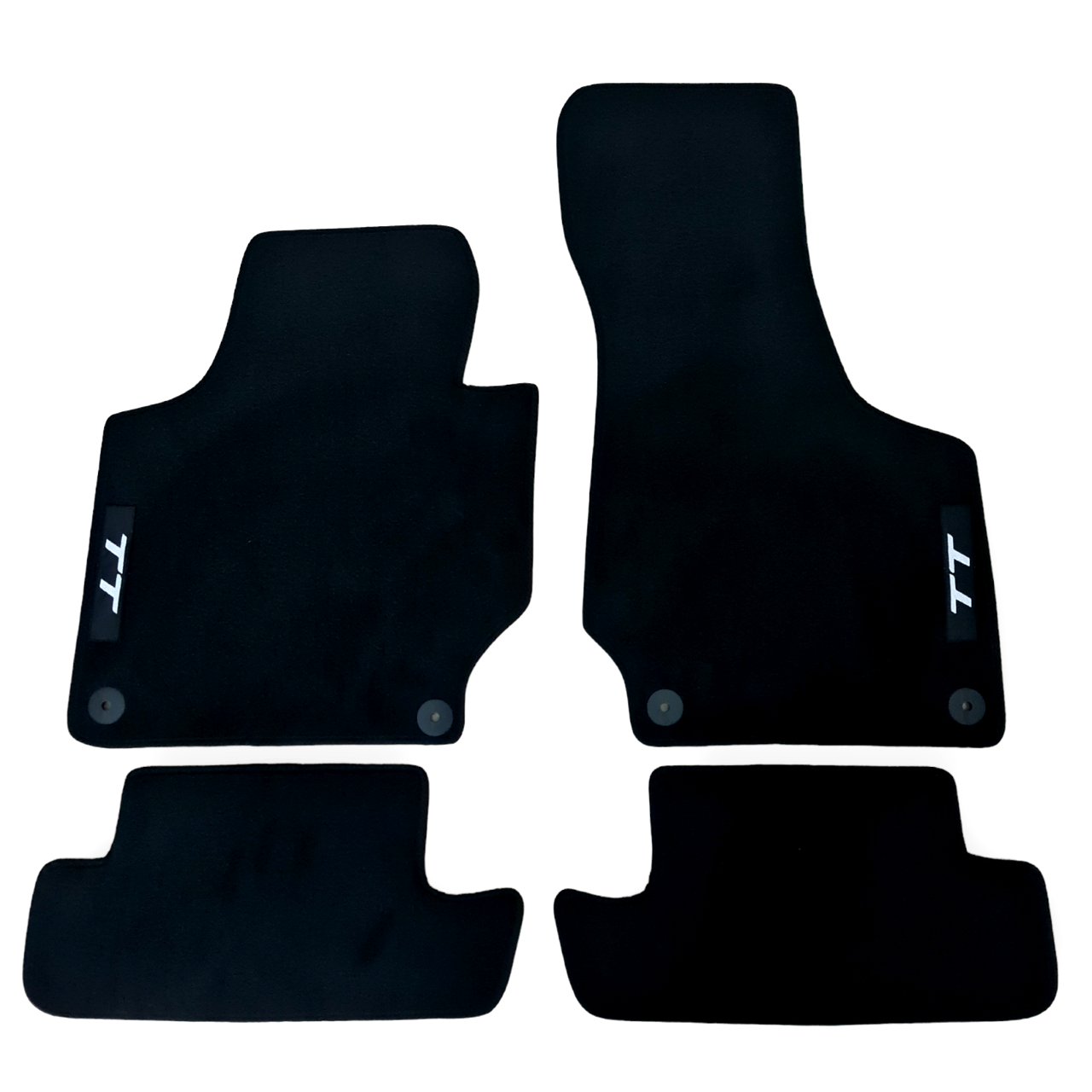 For Audi TT Carpet Car Floor Mats 2006-2014 OEM Quality Velour Auto Rugs Liners