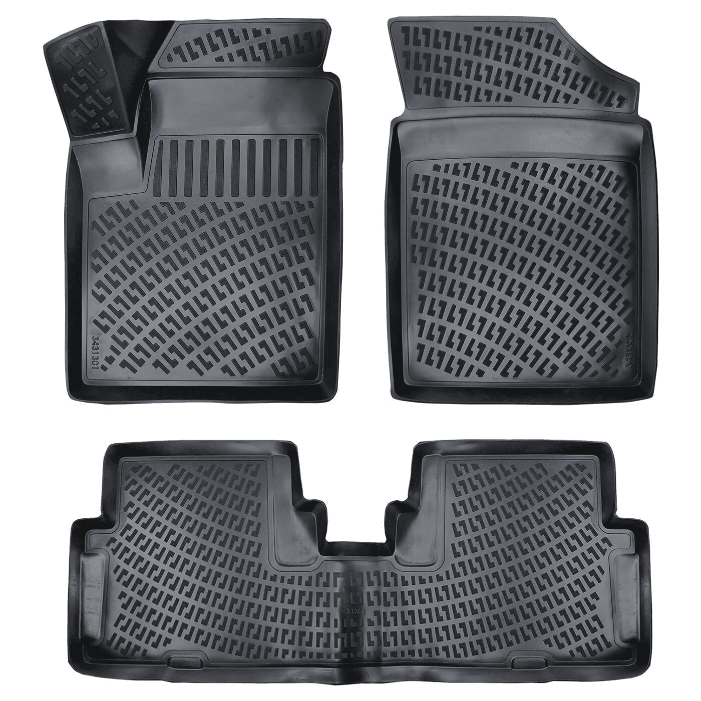 Car Floor Mats Liners For Citroen Berlingo 2002-2007 All Season Heavy Duty Rugs