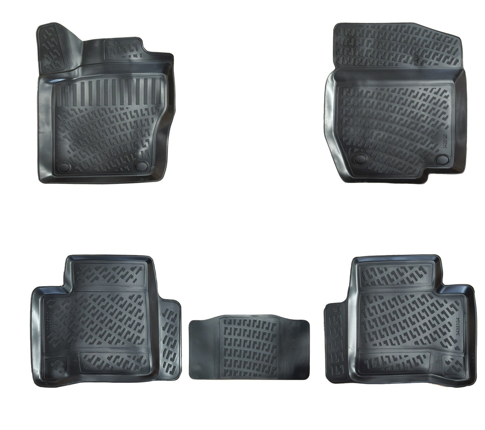 Floor Mats Liners For Mercedes GL X164 2006-2012 All Weather Heavy Duty Car Rugs