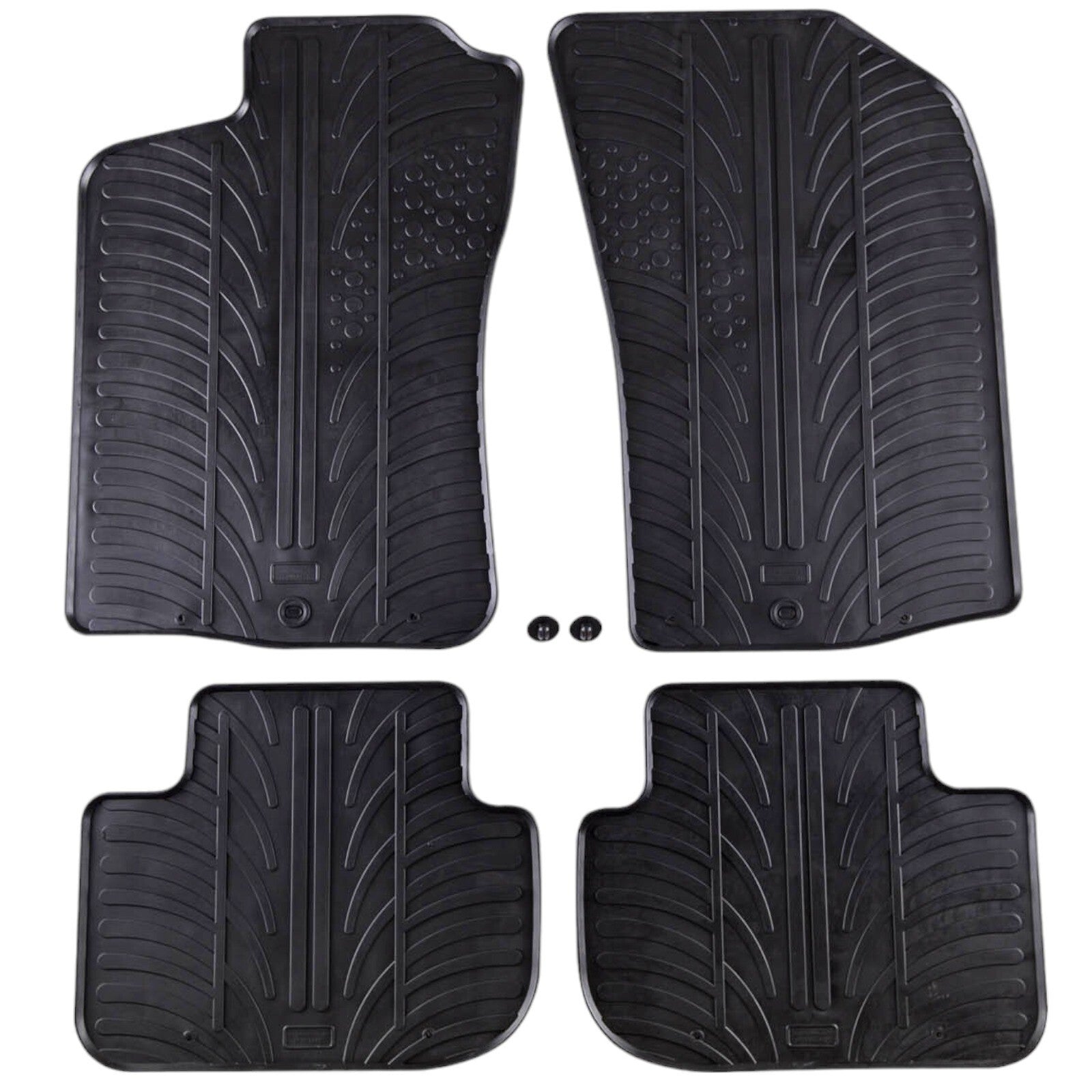 Rubber Car Floor Mats For Alfa Romeo 147 All Weather Heavy Duty Rugs Auto Liners