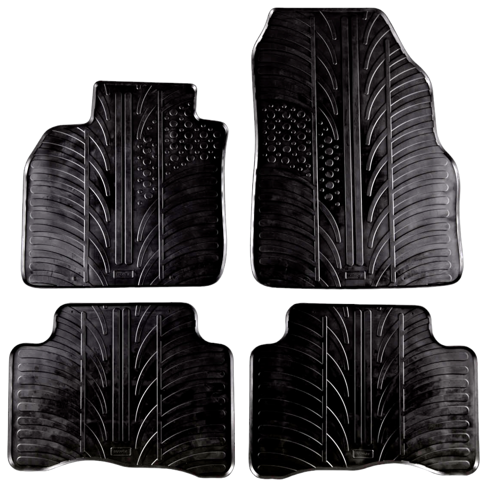 Rubber Car Floor Mats For Renault Scenic MK2 All Weather Heavy Duty Auto Liners