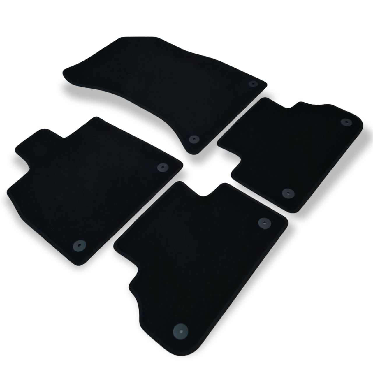 Car Floor Mats Velour For Audi Q5 SQ5 FY Waterproof Black Carpet Auto Liners New