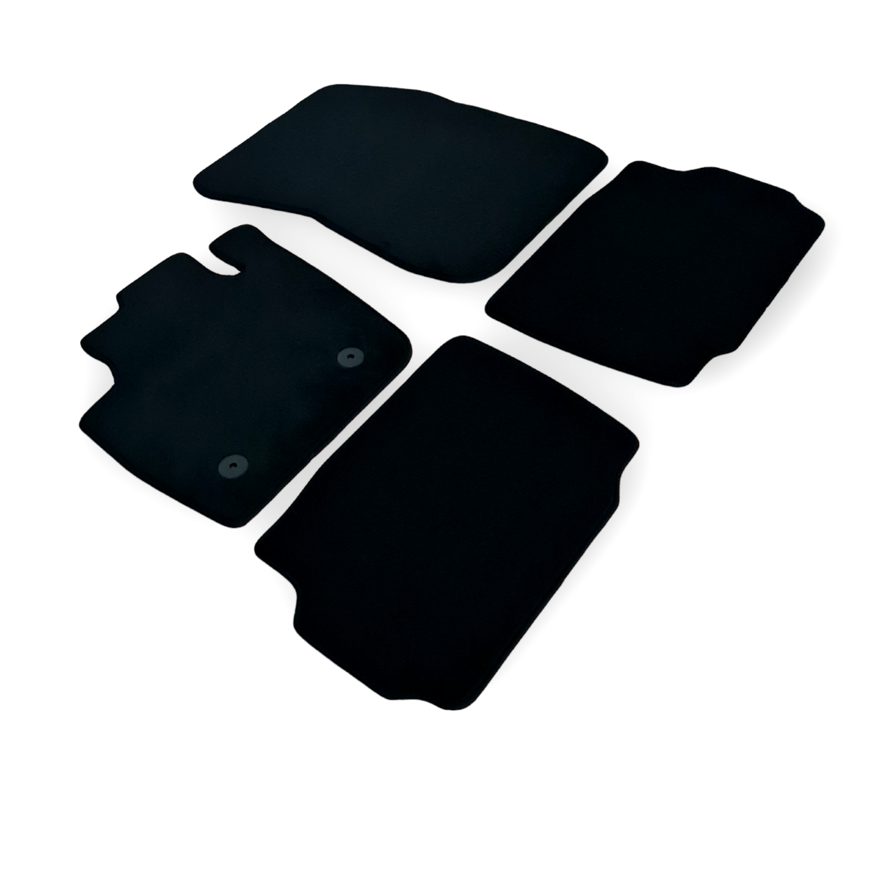 Car Floor Mats Velour For Ford Fusion Waterproof Black Carpet Rugs Auto Liners