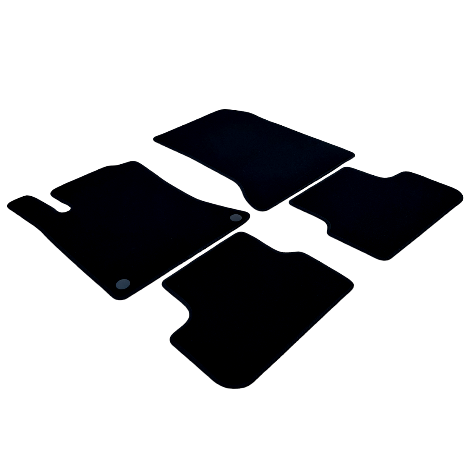 Car Floor Mats Velour For Mercedes B Class Auto Liners Waterproof Black Carpet