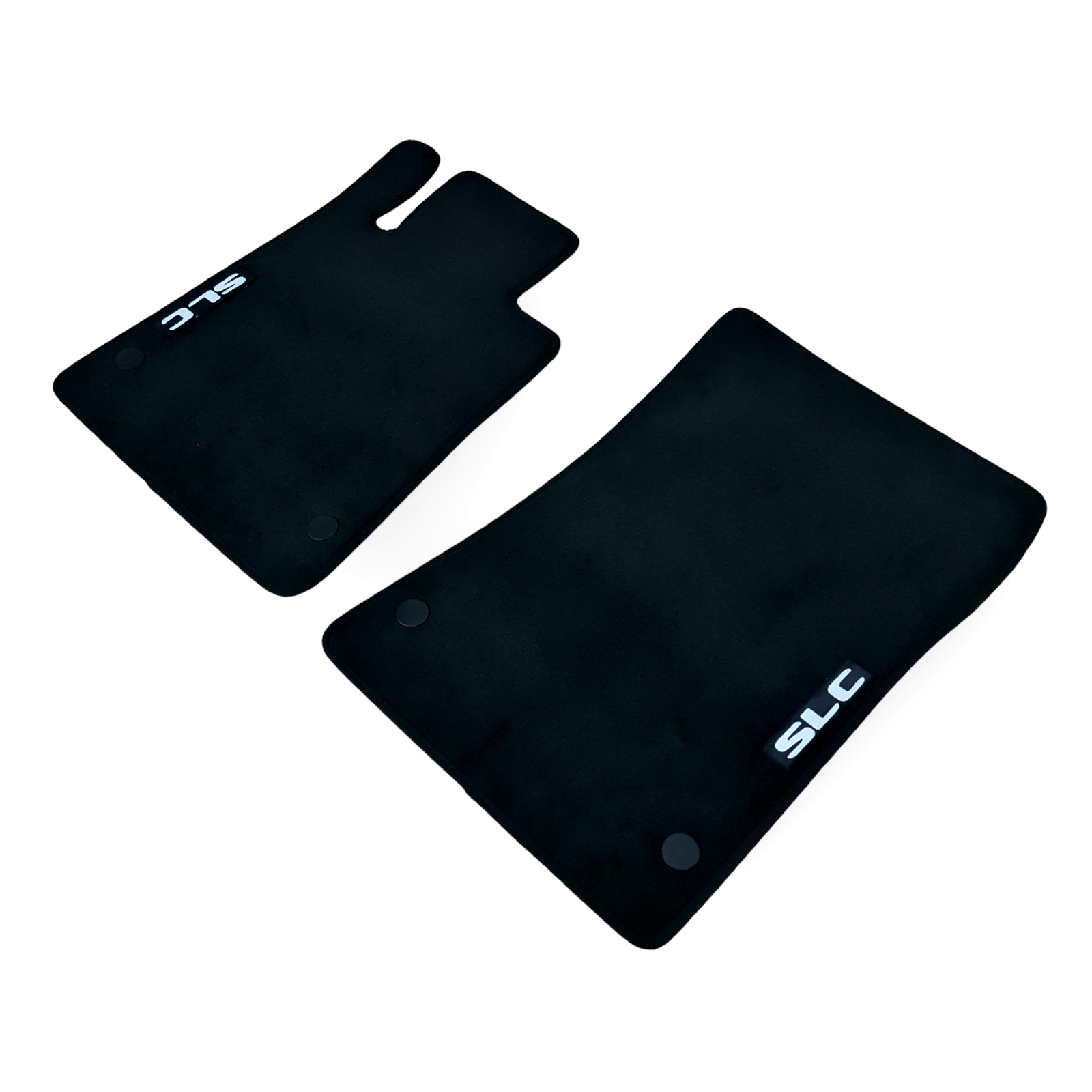 Car Floor Mats Velour For Mercedes SLC Waterproof Black Carpet Rugs Auto Liners