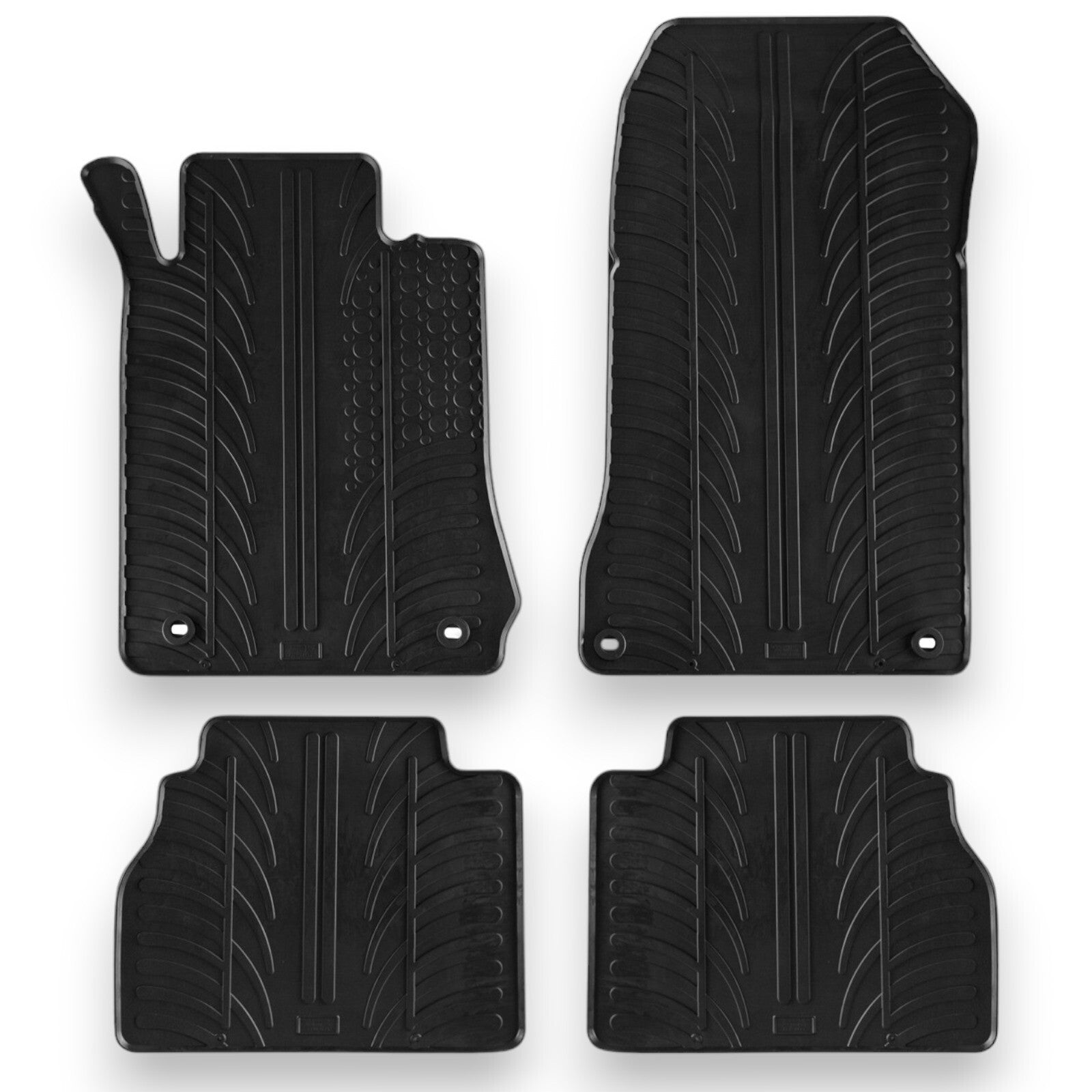 Rubber Car Floor Mats For Mercedes E Class W210 All Weather Heavy Duty Liners