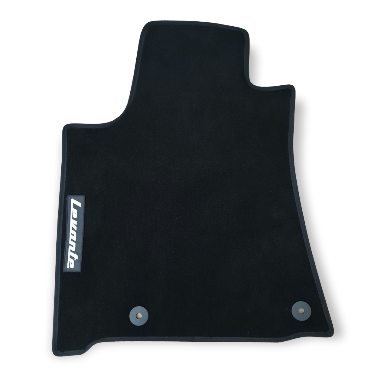 Front Car Floor Mats Velour For Maserati Levante Waterproof Black Carpet 2pc New