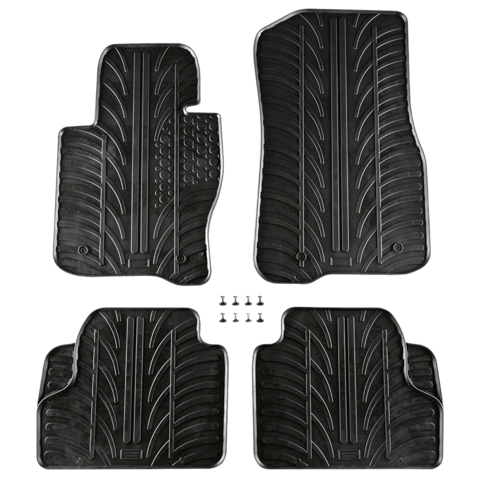 For BMW 4 F32 F33 2013-2020 Car Floor Mats Rubber All Weather Heavy Duty Liners