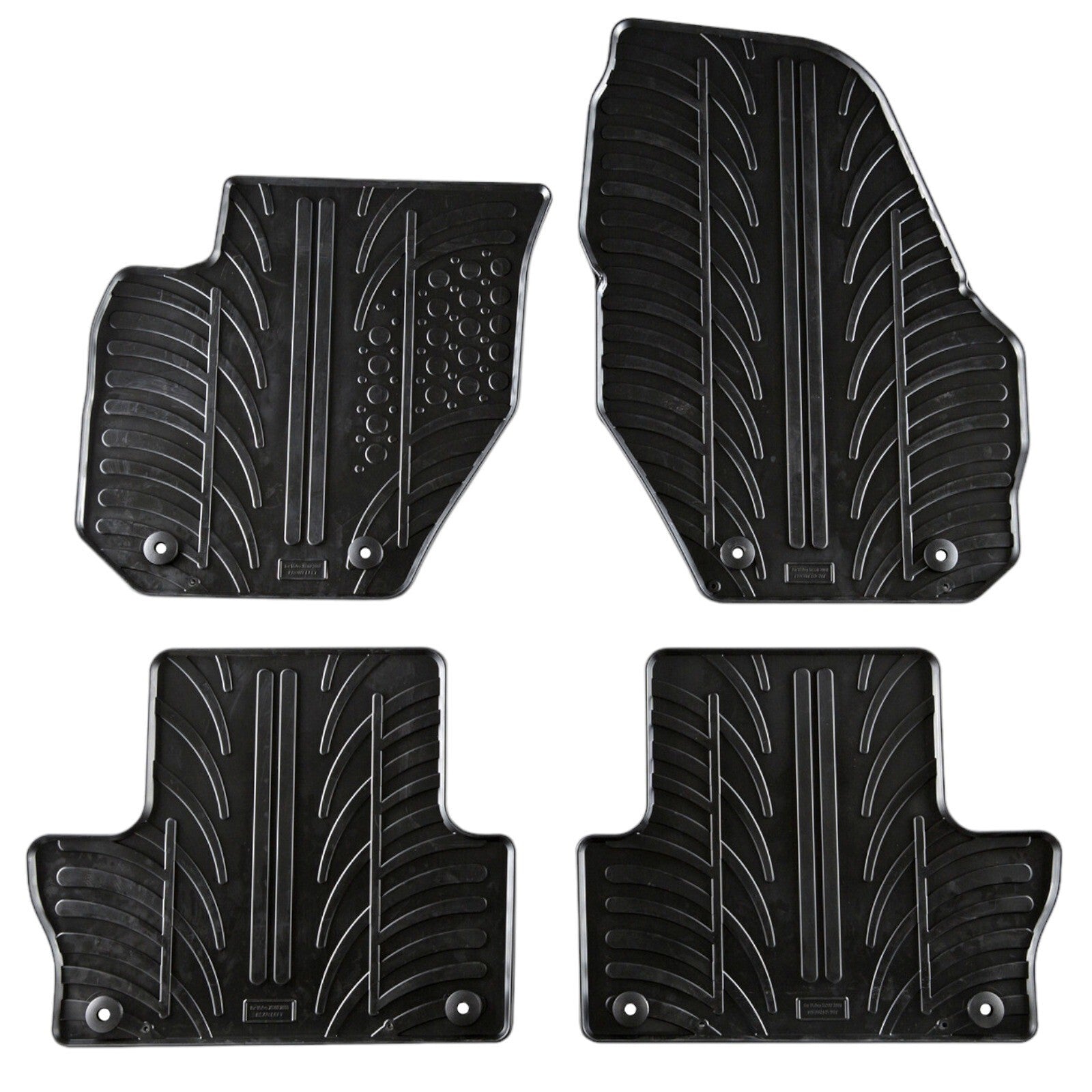 For Volvo XC60 2008-2017 Car Floor Mats Rubber All Weather Heavy Duty Liners New