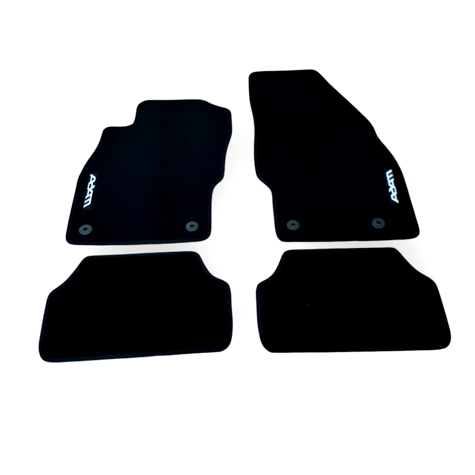Car Floor Mats Velour For Opel Adam Auto Liners Waterproof Black Carpet Rugs New