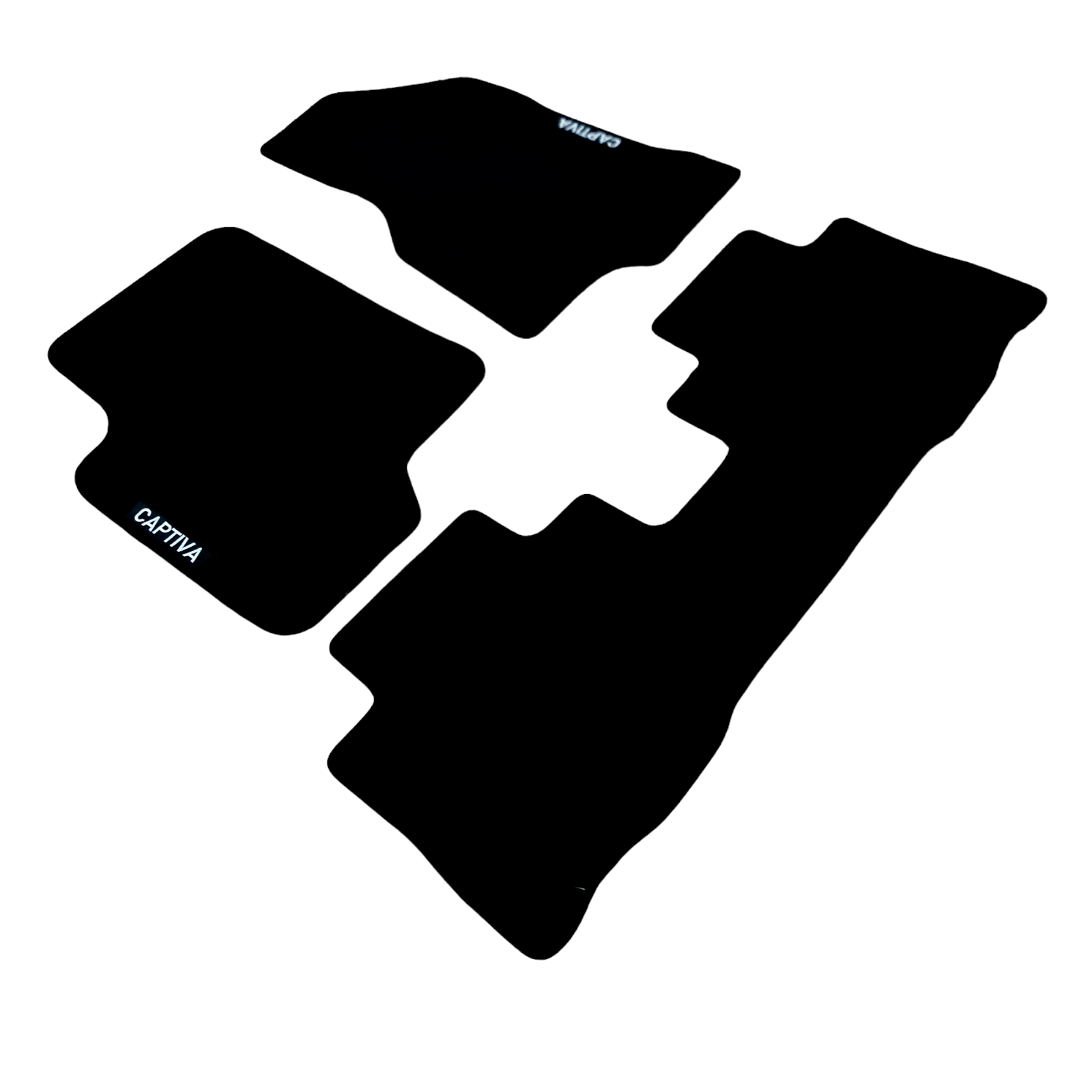 Car Floor Mats Velour For Chevrolet Captiva Auto Liners Waterproof Black Carpet